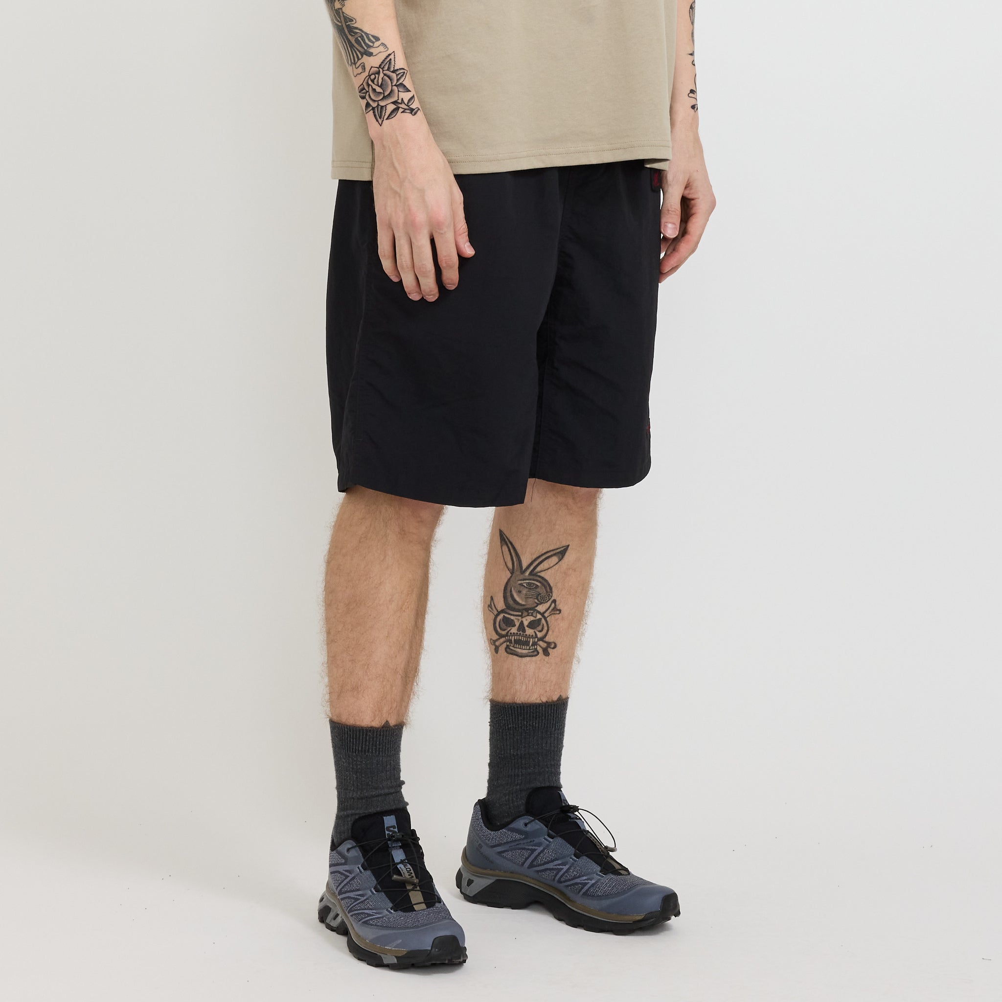 Gramicci | Nylon Packable G-Short Black | Maplestore