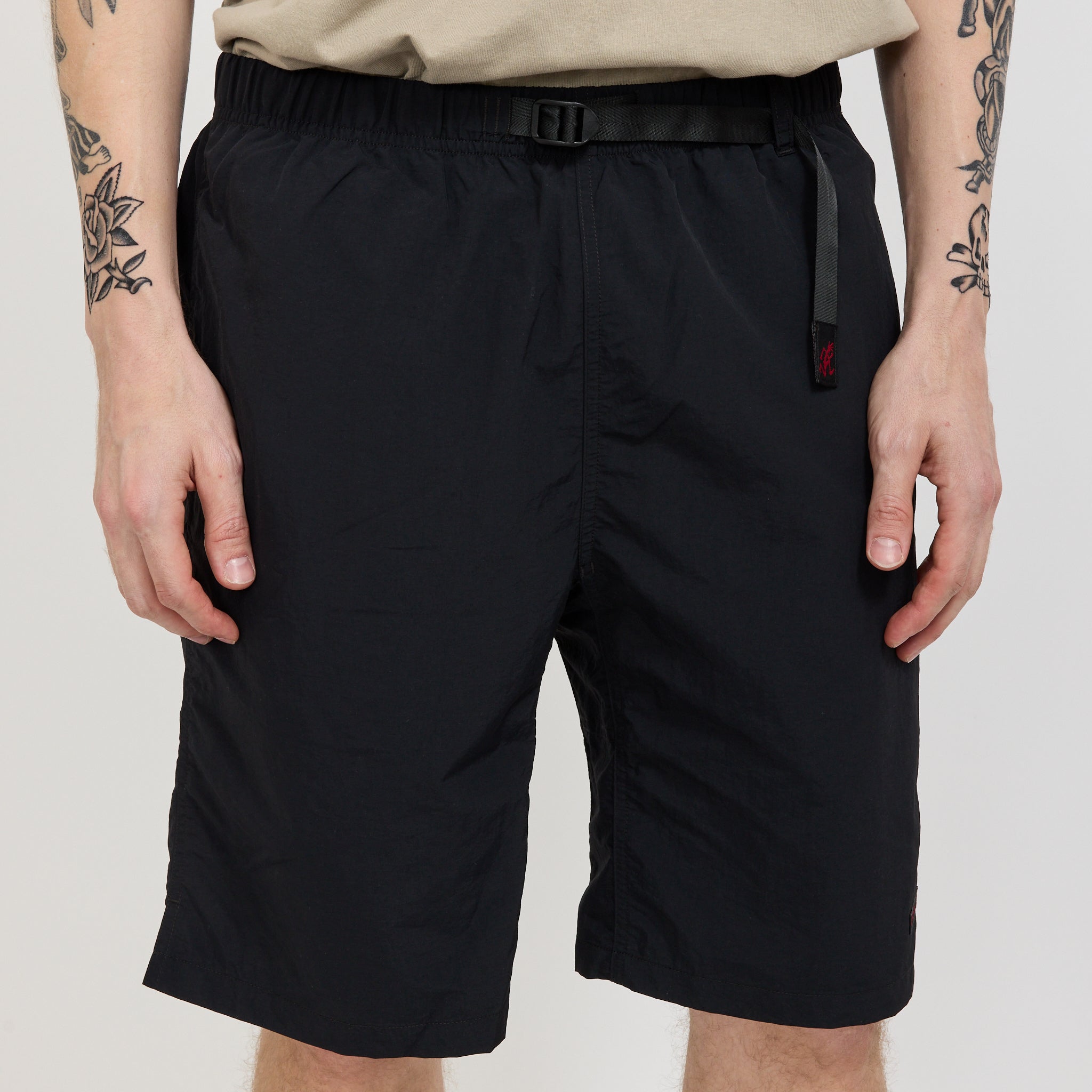 Gramicci | Nylon Packable G-Short Black | Maplestore