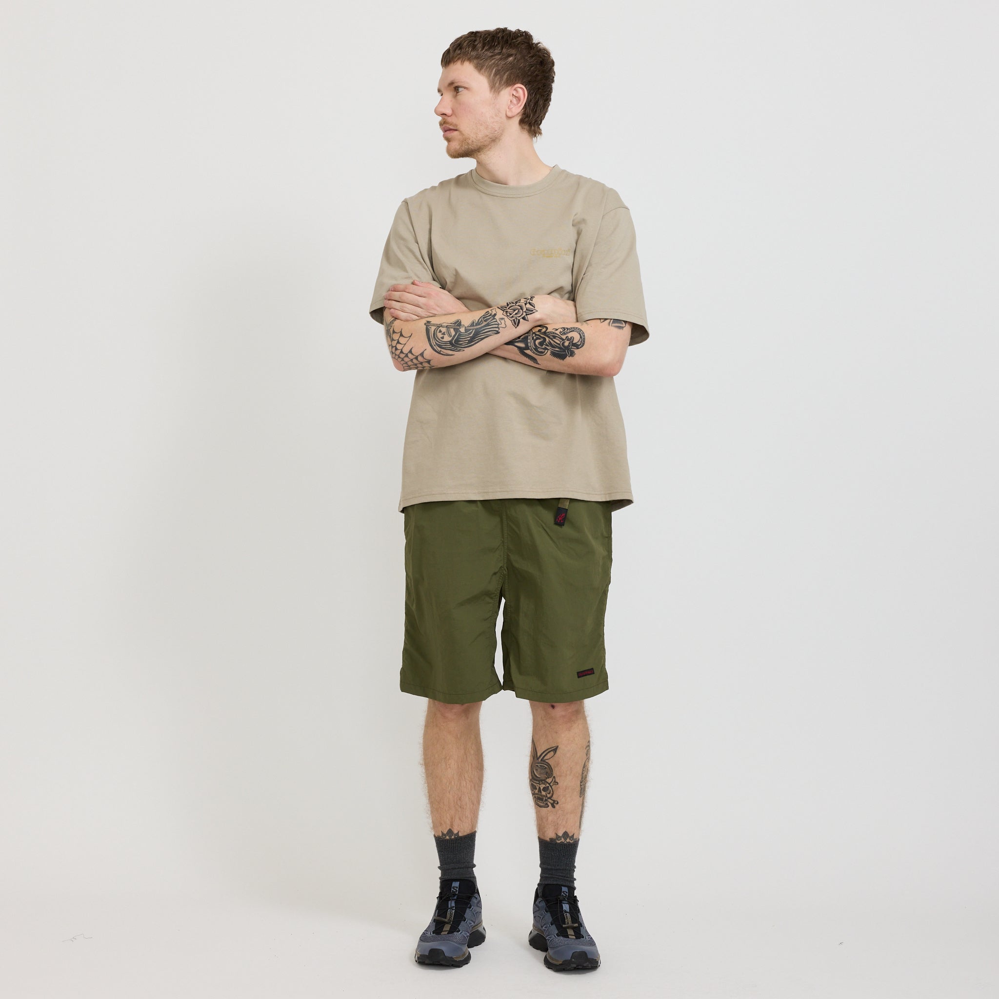 Nylon Packable G-Short Olive