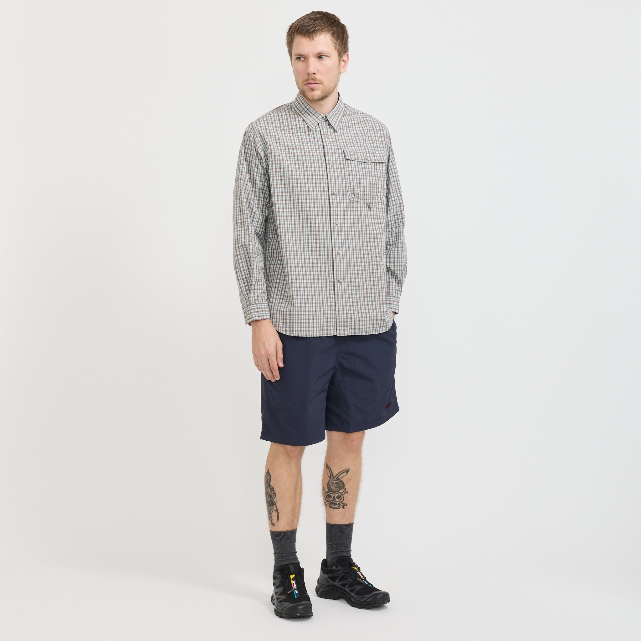 Gramicci | Nylon Reef Short British Navy | Maplestore