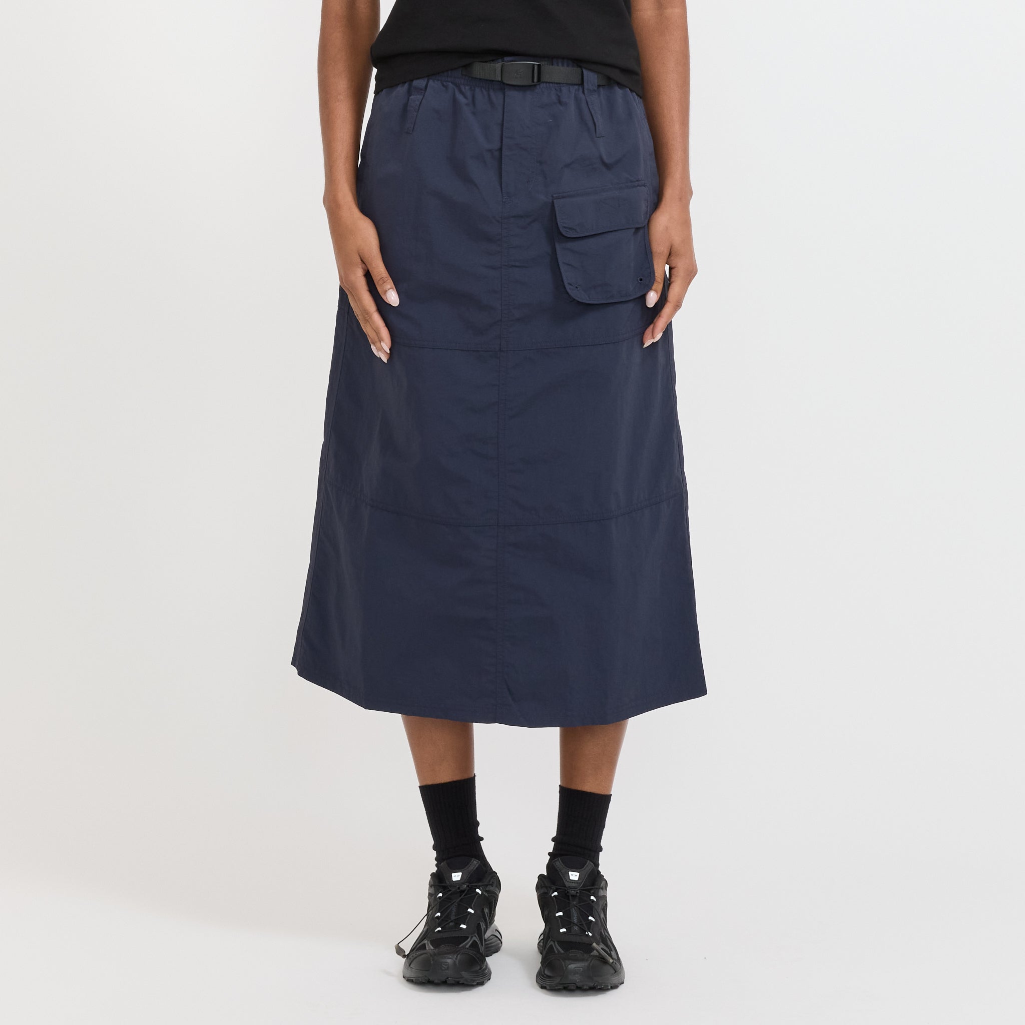 Gramicci | Nylon Utility Skirt British Navy | Maplestore