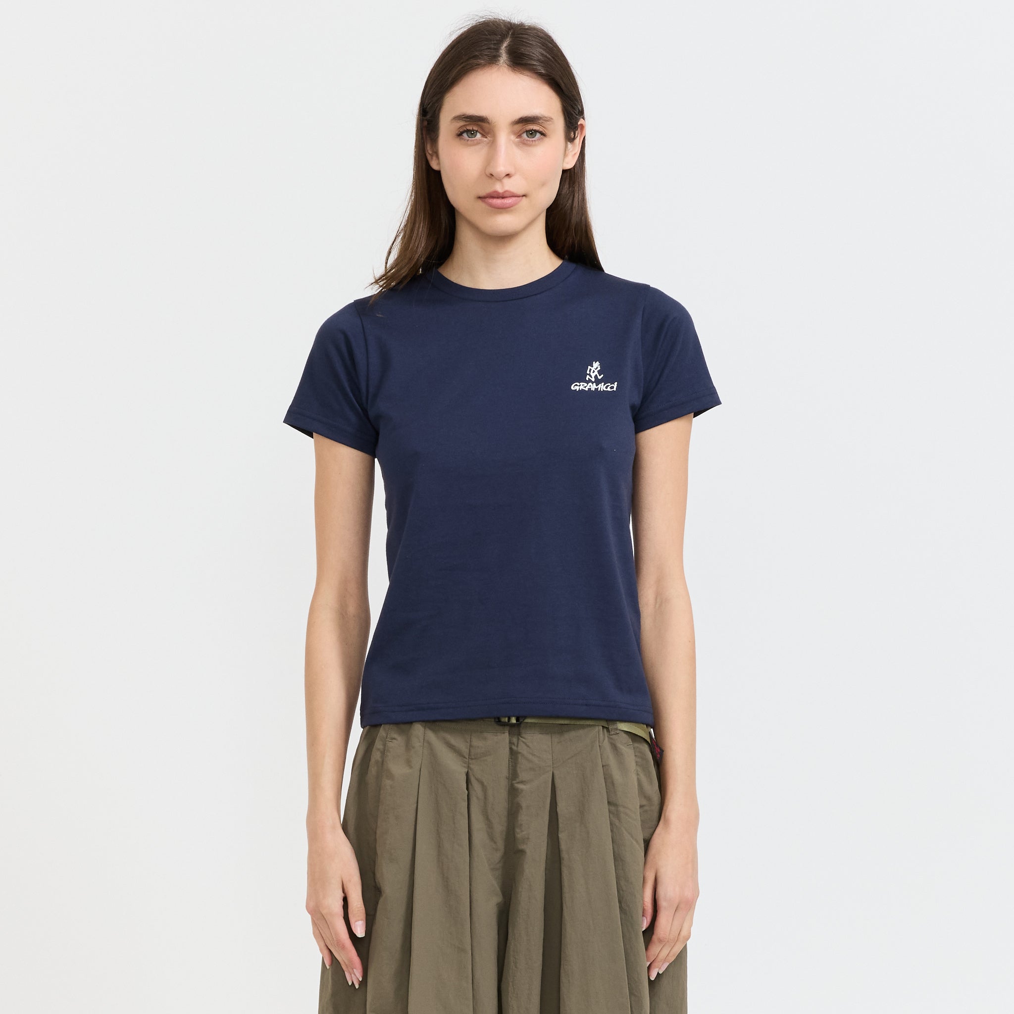 One Point Logo Baby Tee Navy