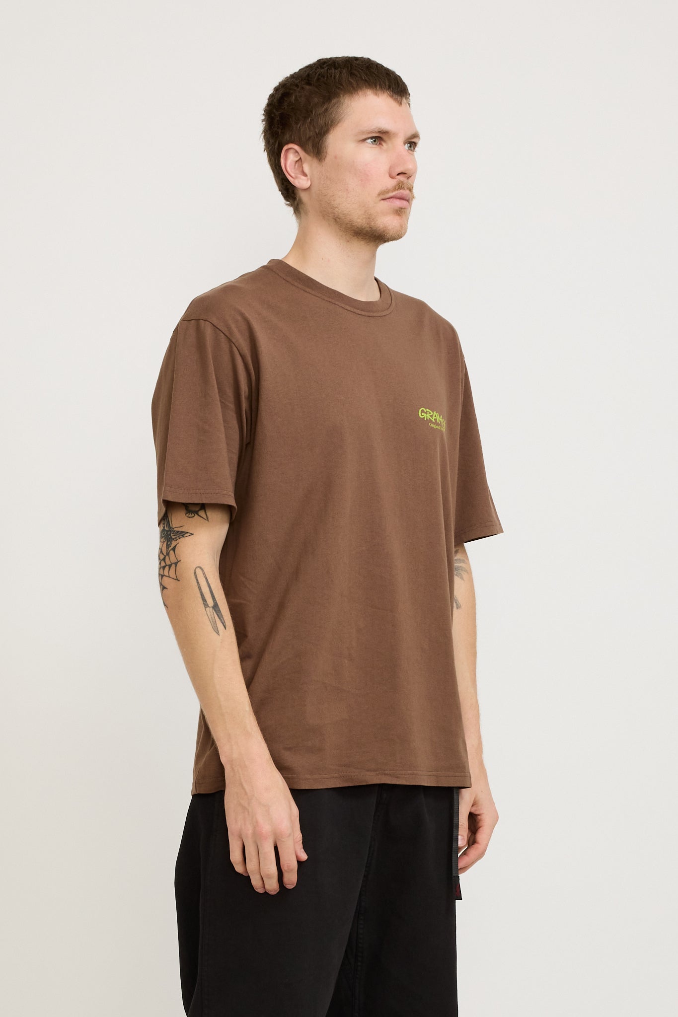 Gramicci | Original Freedom Tee Pigment Brown | Maplestore