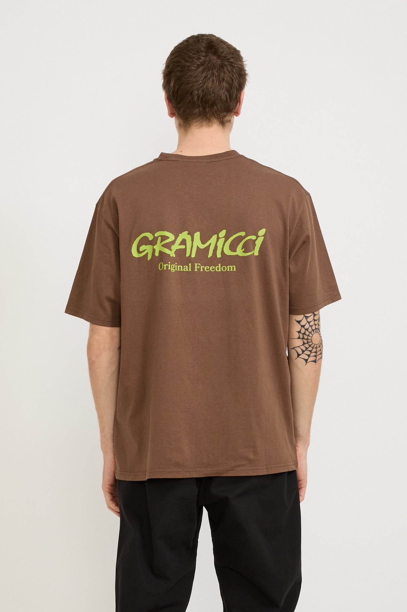 Gramicci | Original Freedom Tee Pigment Brown | Maplestore