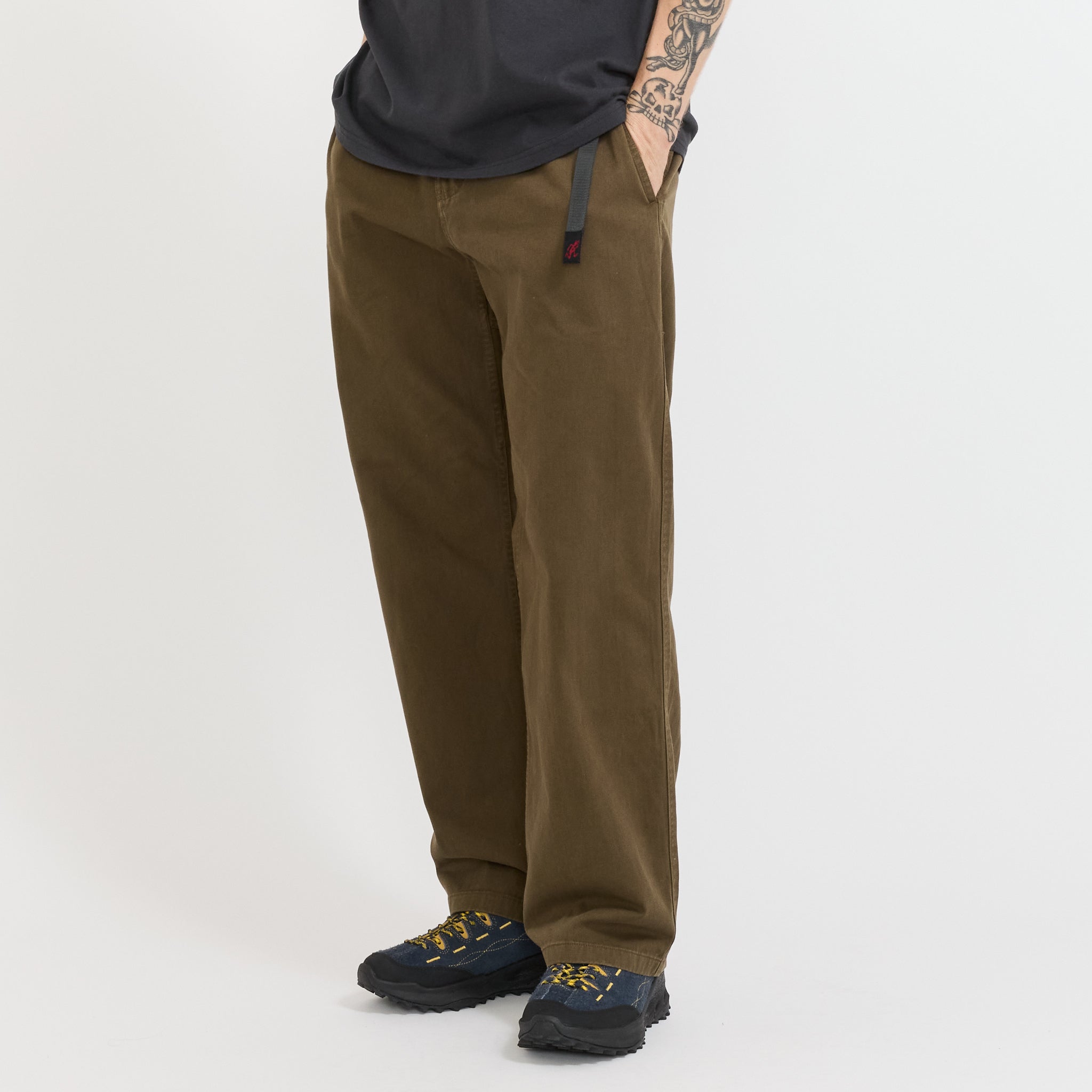 Gramicci Pant Straight Fit Bark Pigment