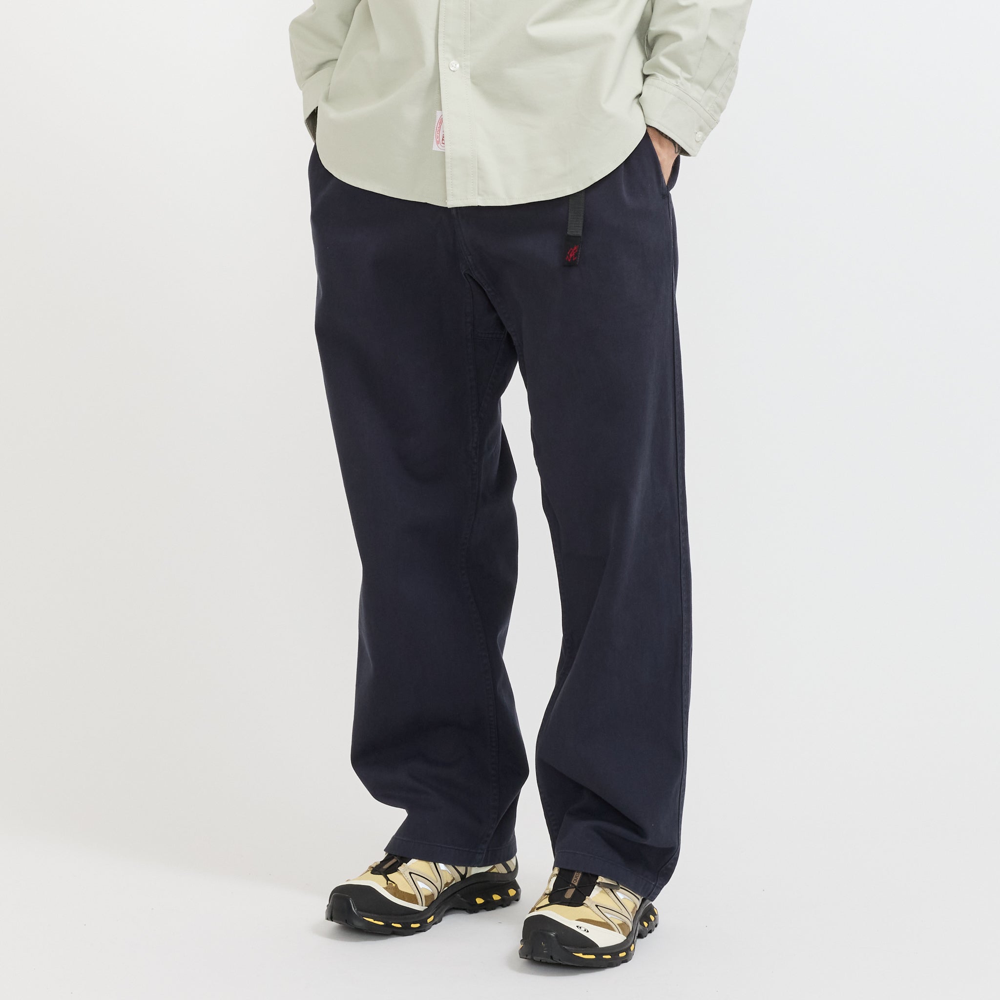 Gramicci Pant Straight Fit Double Navy | Maplestore