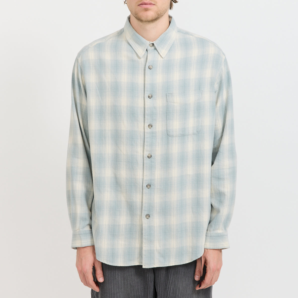 Piled Flannel Shirt Storm