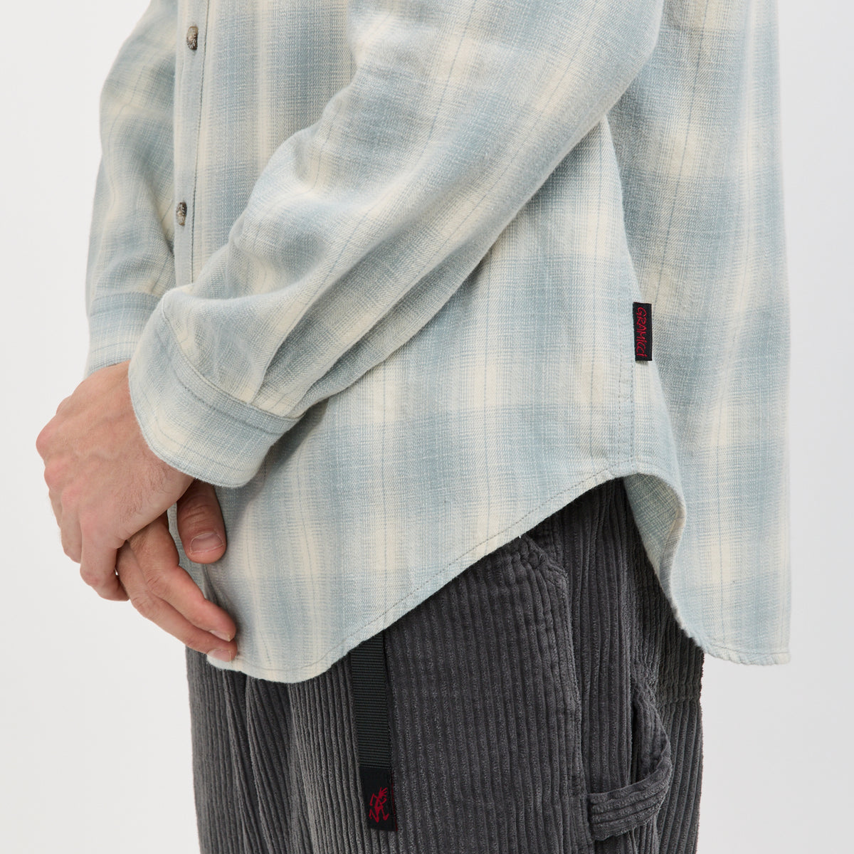 Piled Flannel Shirt Storm