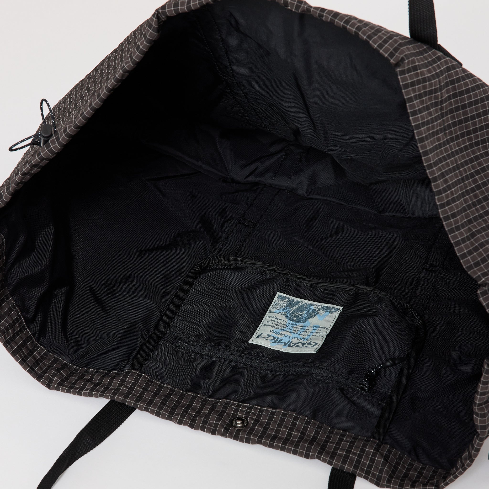 Gramicci | Plaid Climbing Tote Deep Brown | Maplestore