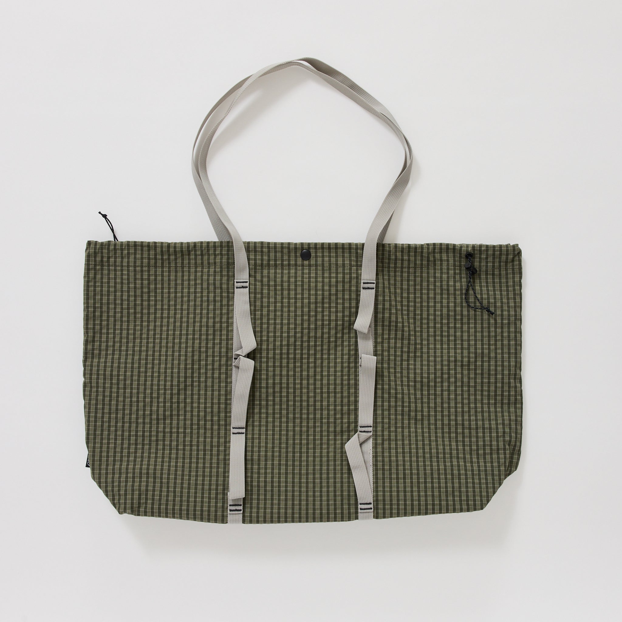 Gramicci | Plaid Climbing Tote Olive | Maplestore