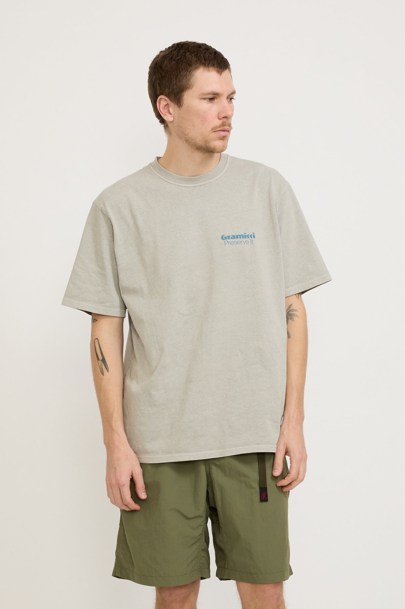 Gramicci | Preserve It Tee Pigment Slate | Maplestore