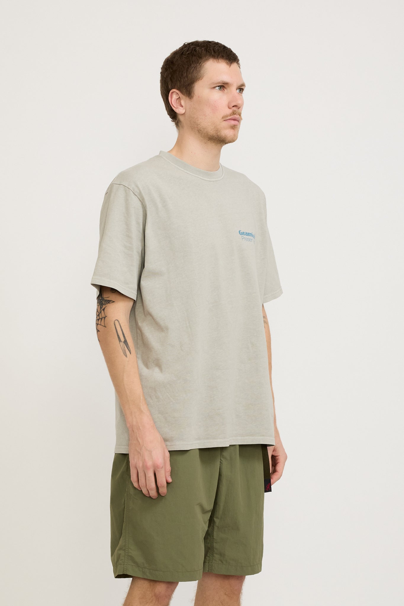 Gramicci | Preserve It Tee Pigment Slate | Maplestore