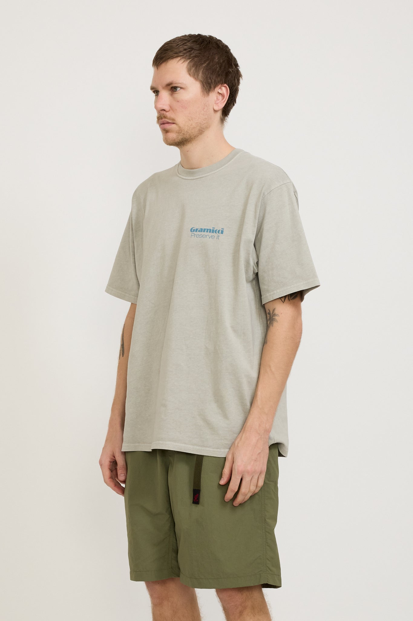 Gramicci | Preserve It Tee Pigment Slate | Maplestore