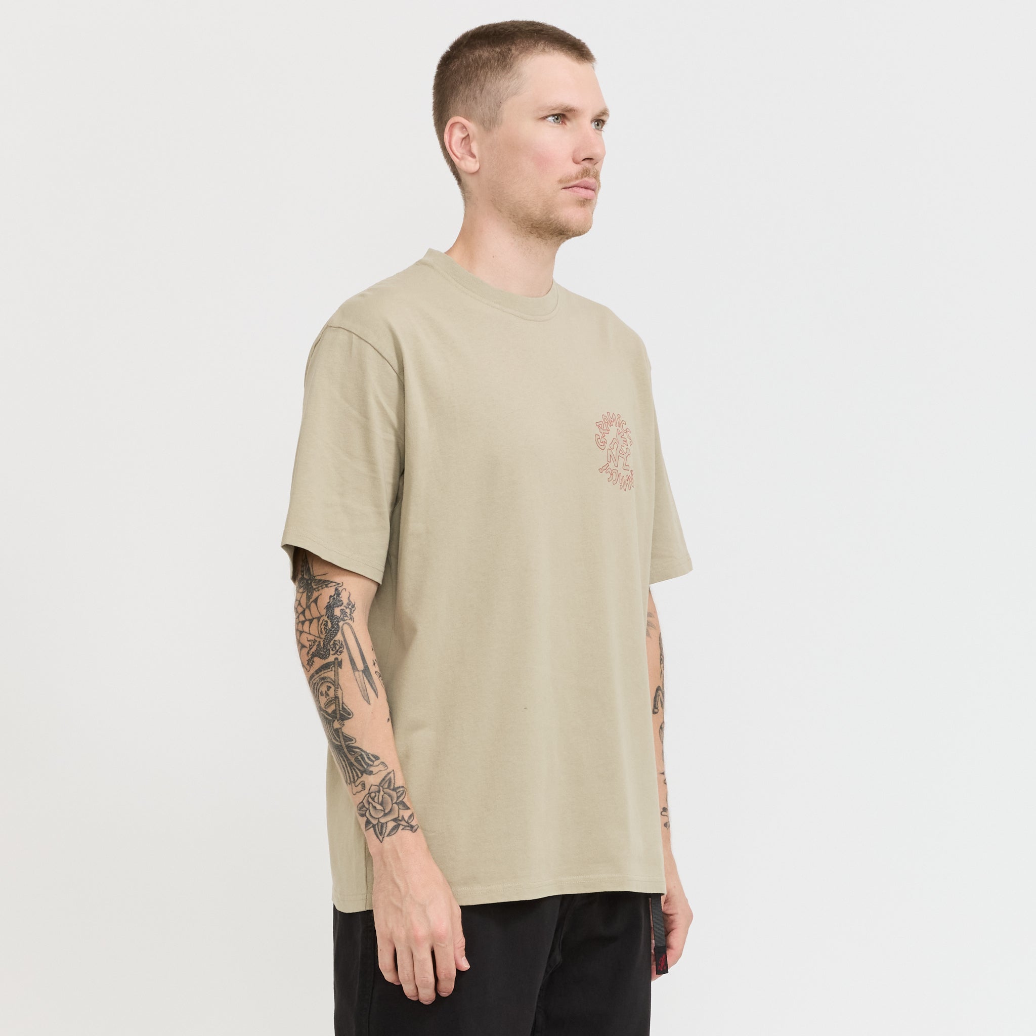 Running Man Tee Teal