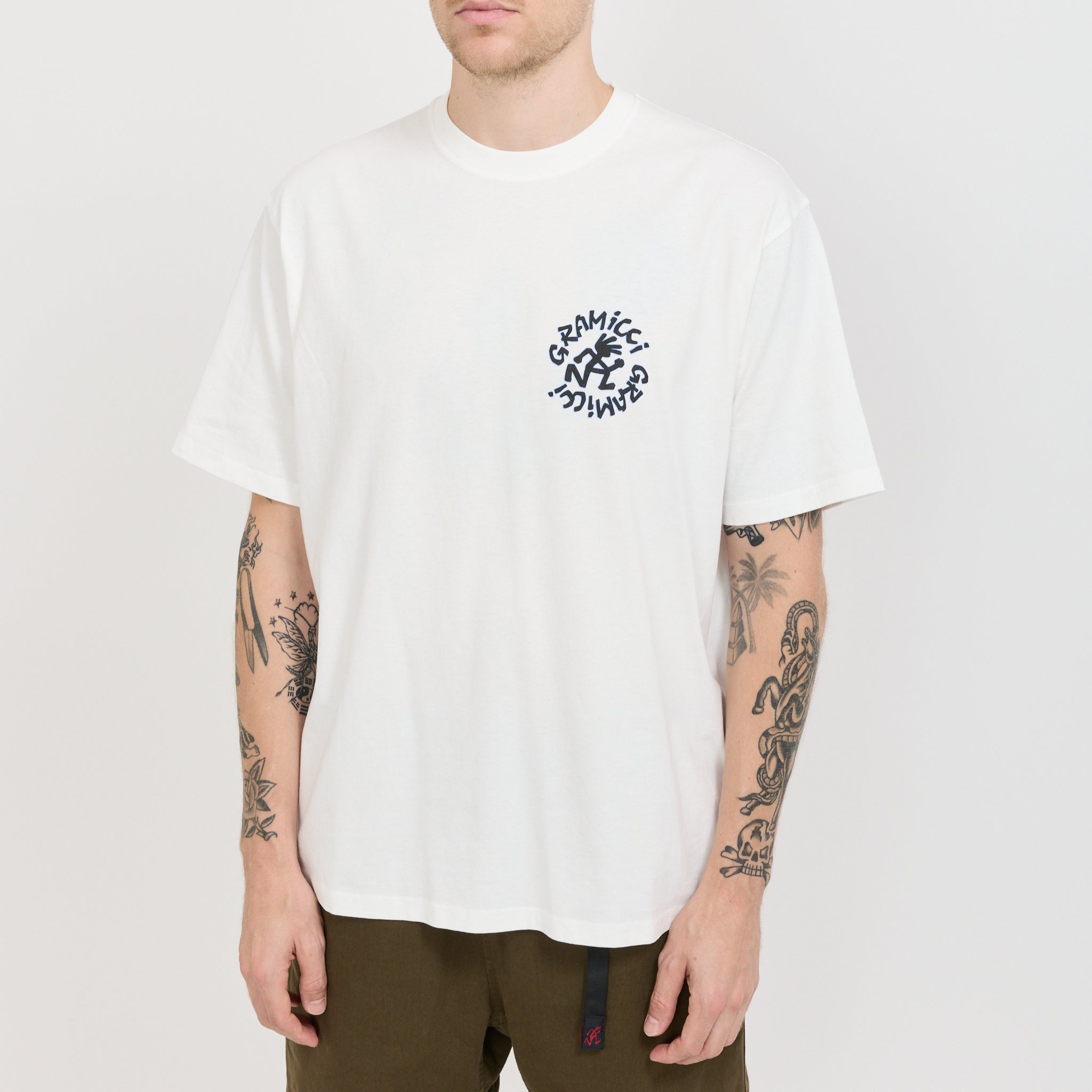 Running Man Tee White