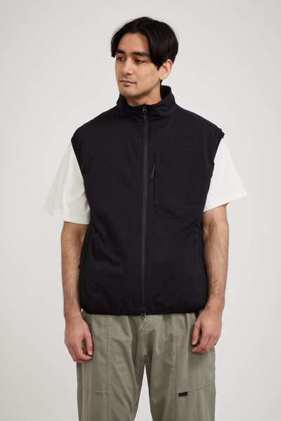 Gramicci Softshell EQT Padding Vest Black | Maplestore