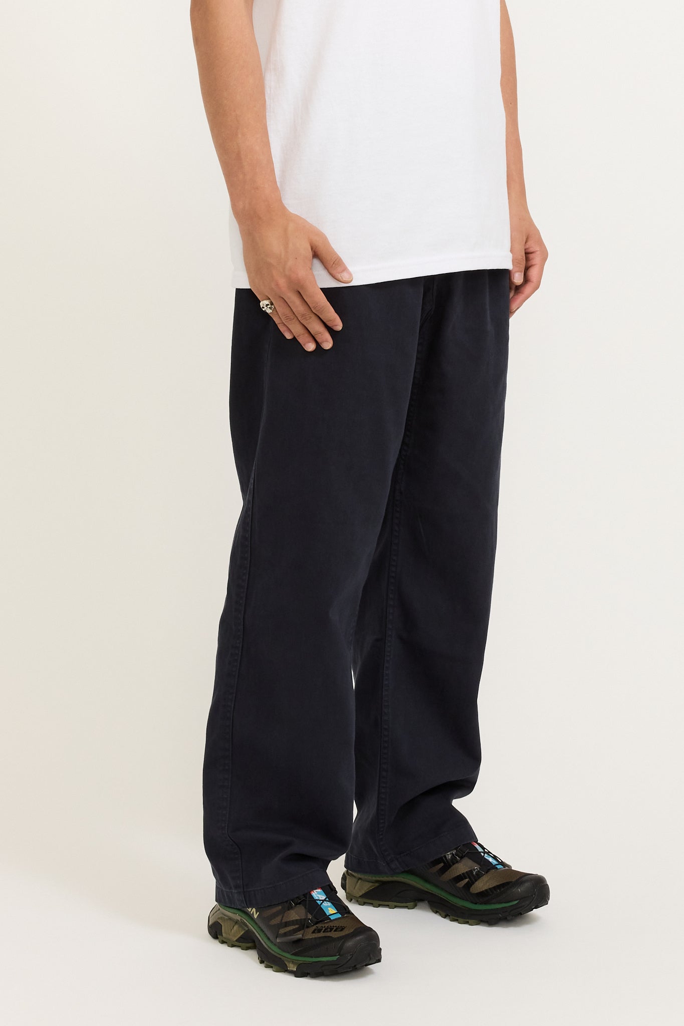 Gramicci Pant Straight Fit Double Navy