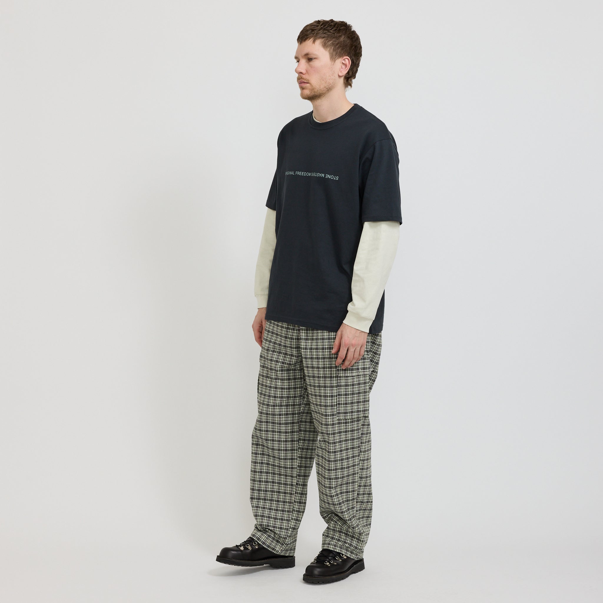 Swell Cargo Pant Checkered Plaid