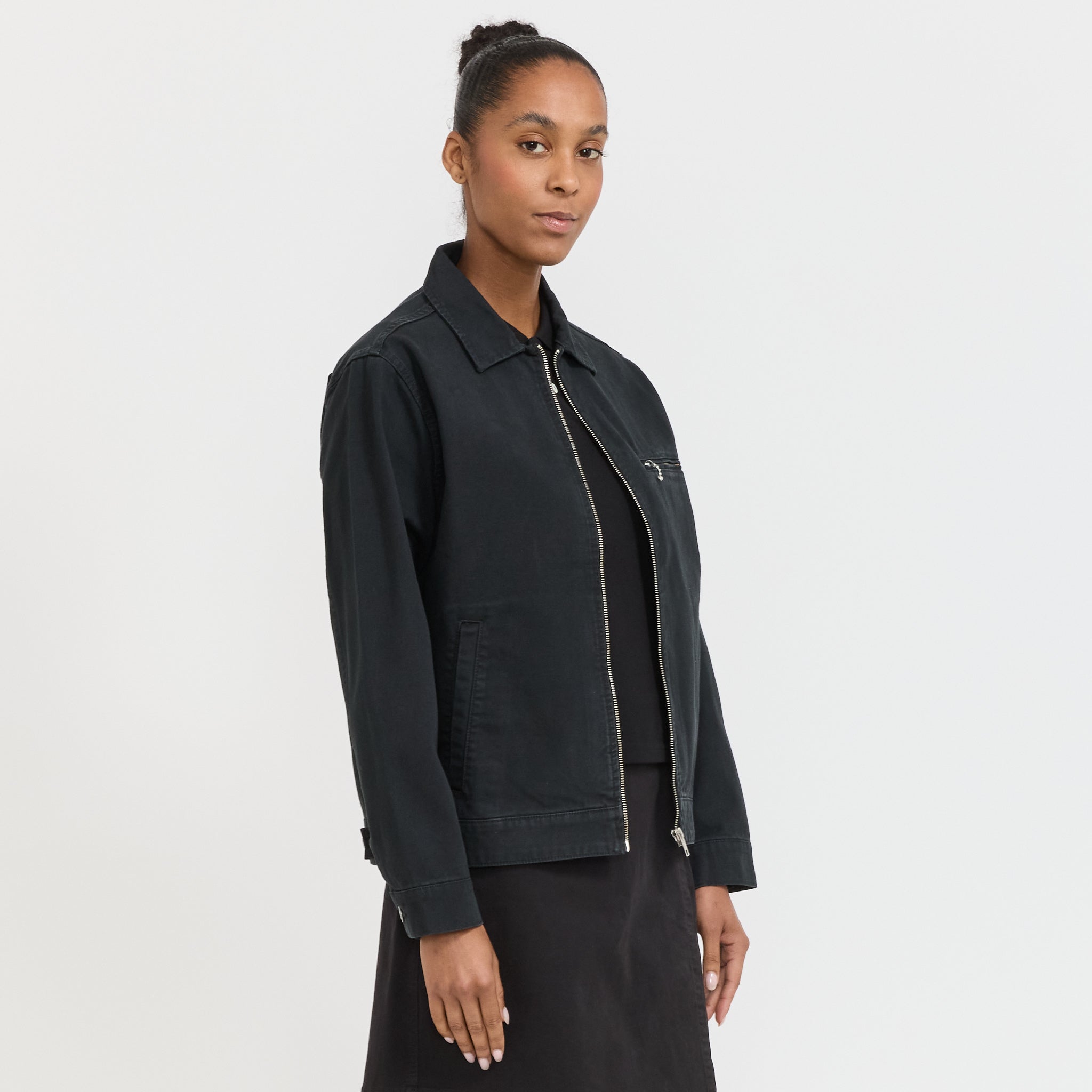 Gramicci | Women's Taos Canvas Jacket Black | Maplestore