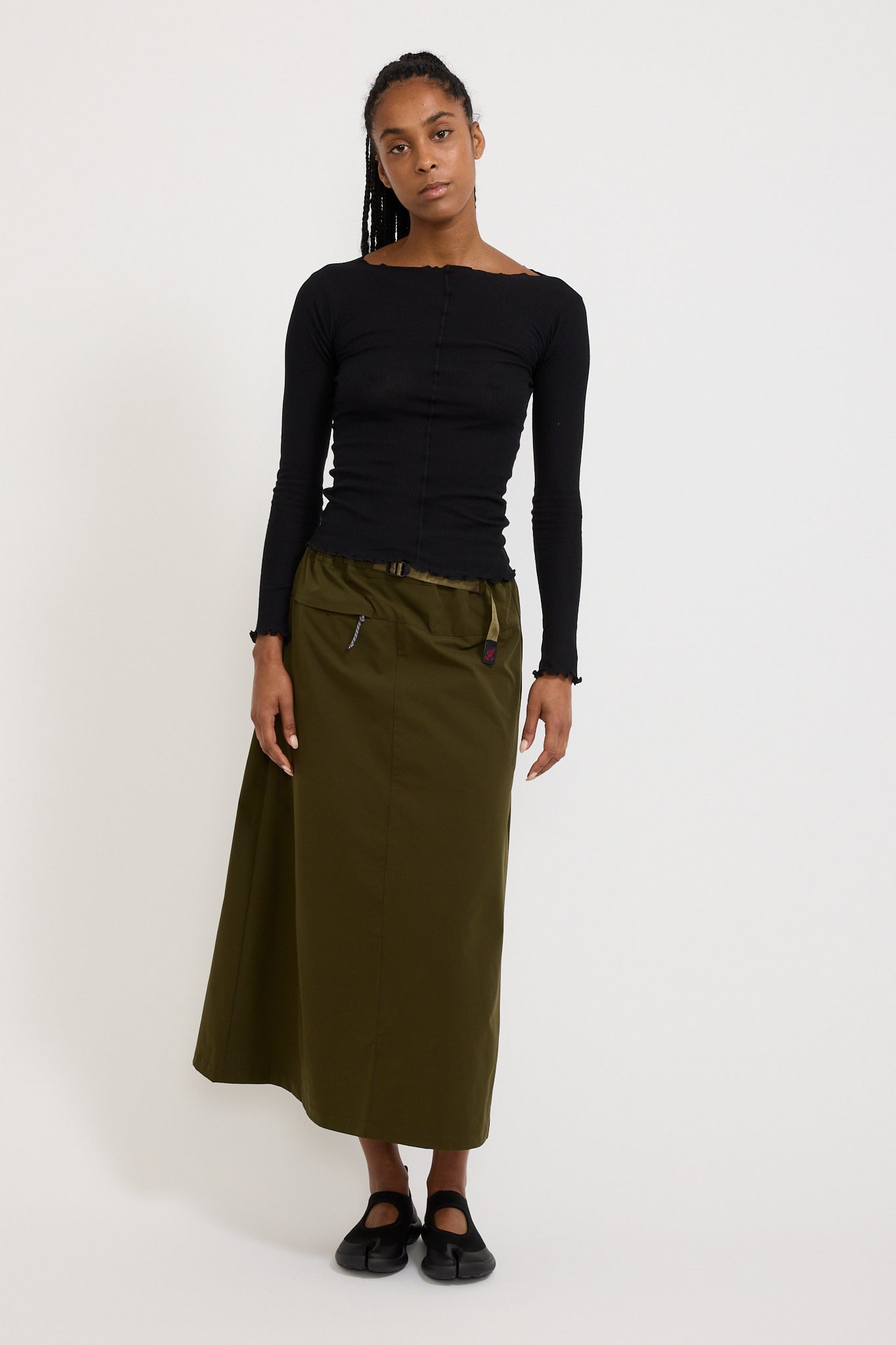 Trekking Long Skirt Deep Olive