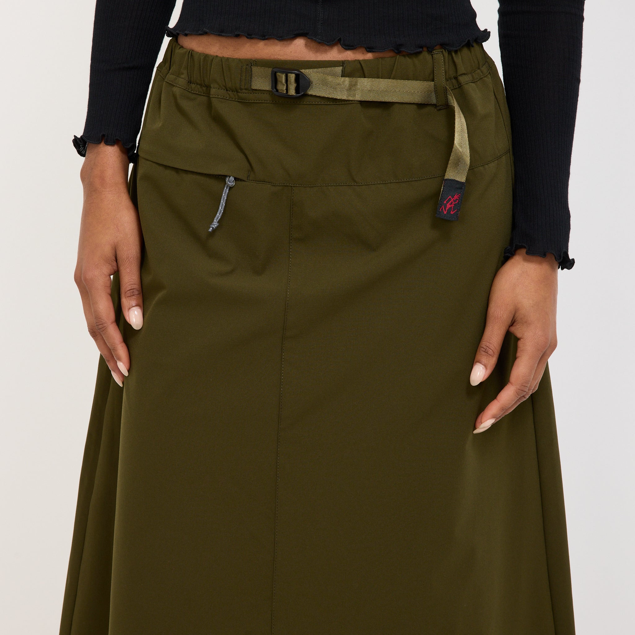 Trekking Long Skirt Deep Olive