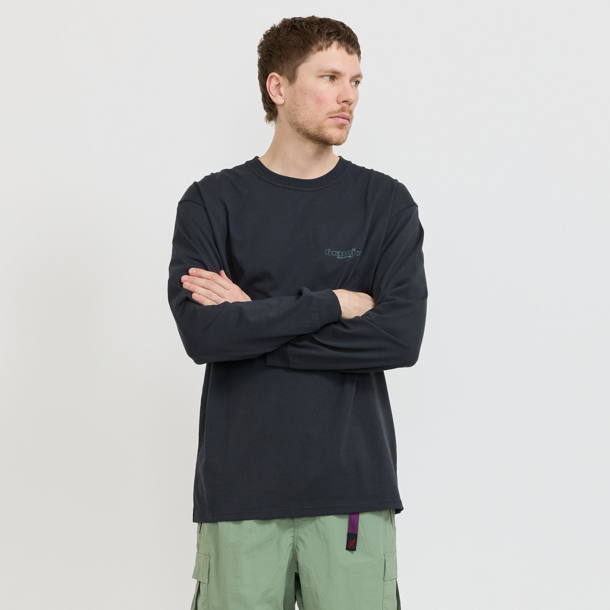 Trouttail L/S Tee Vintage Black