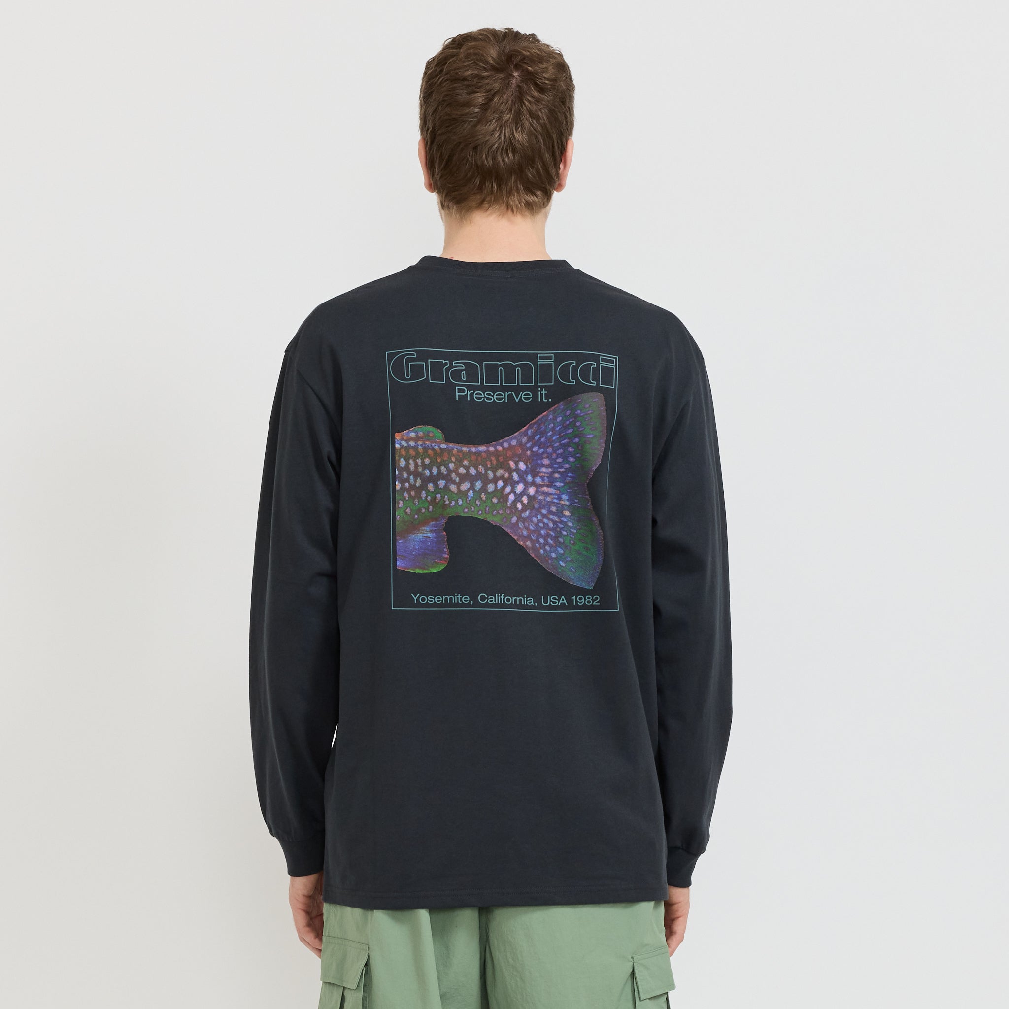Trouttail L/S Tee Vintage Black