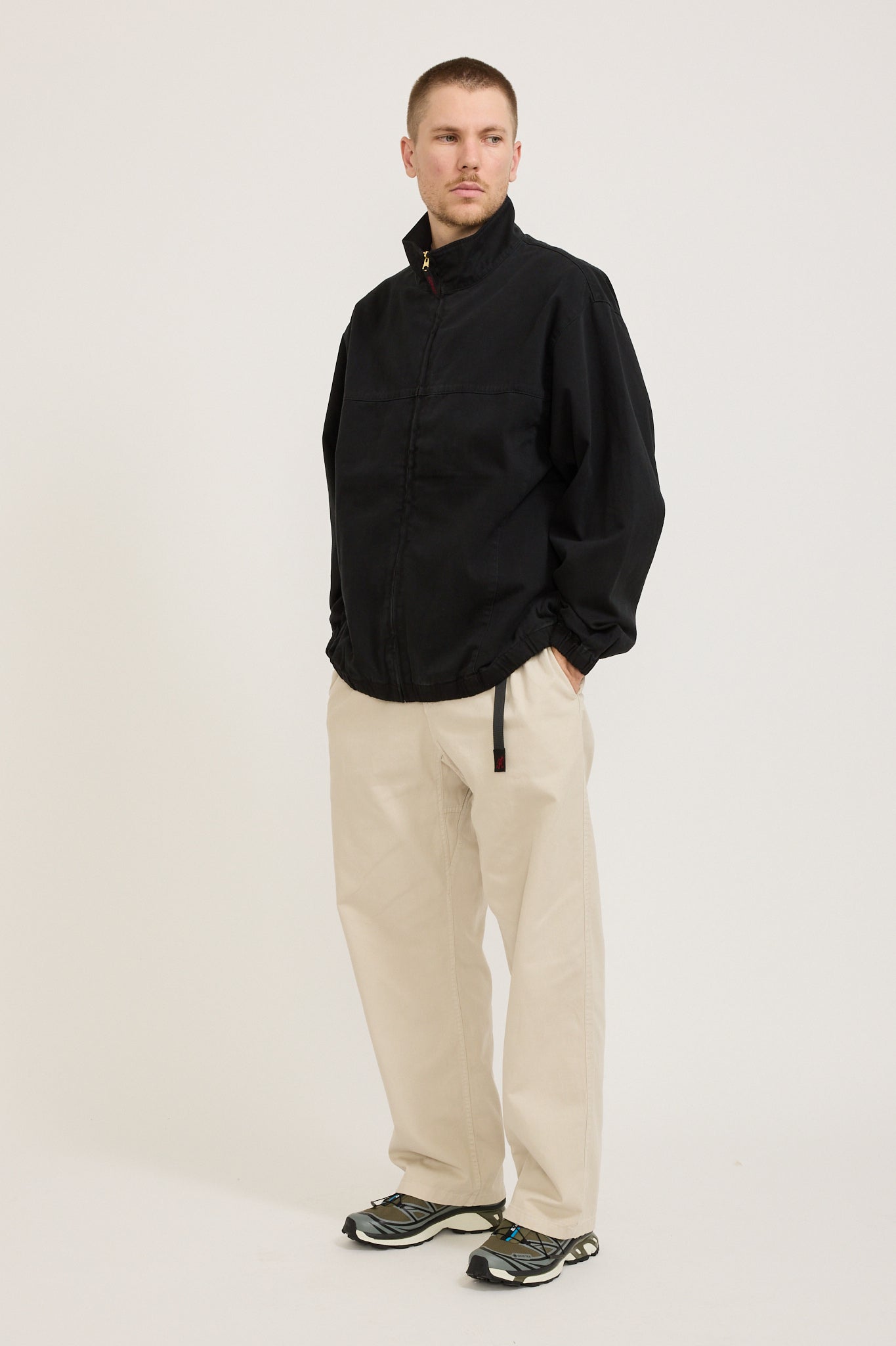 Twill-Around Jacket Black