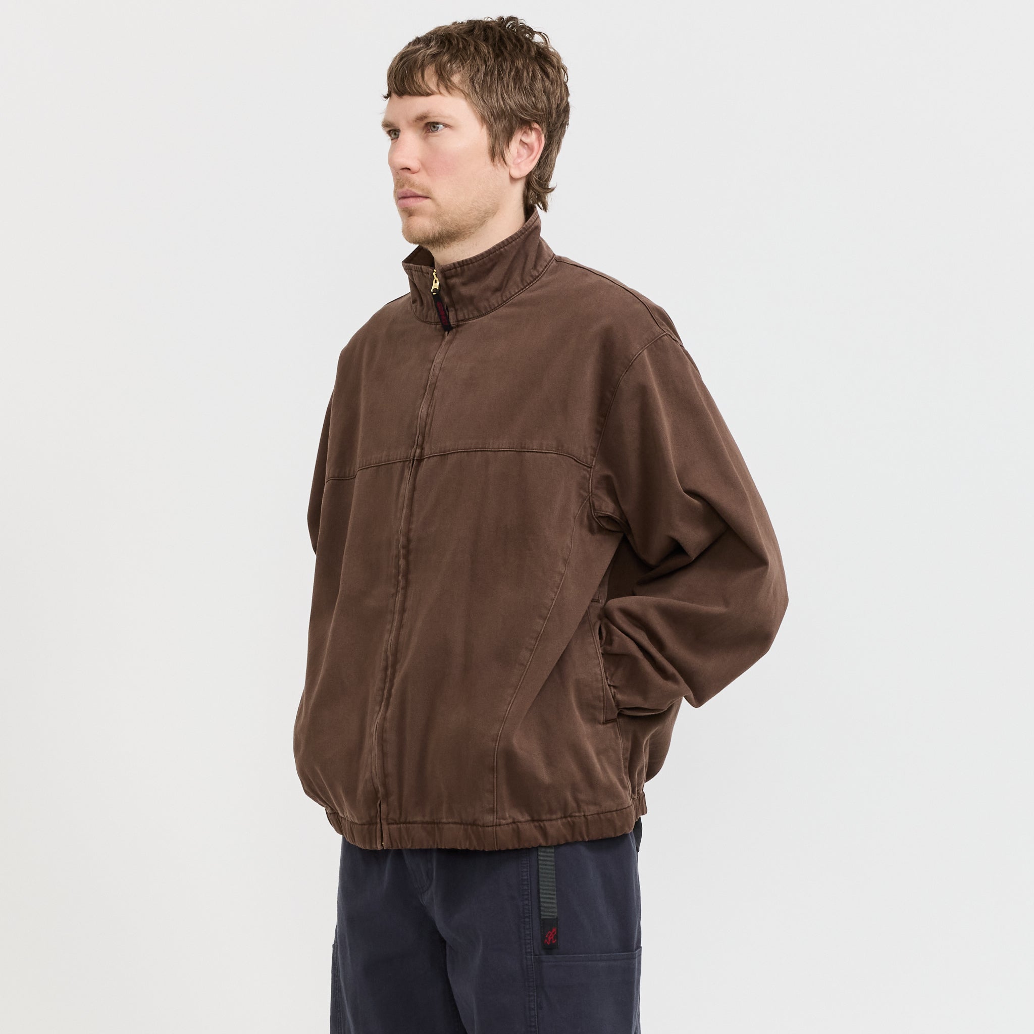 Twill-Around Jacket Brown Pigment