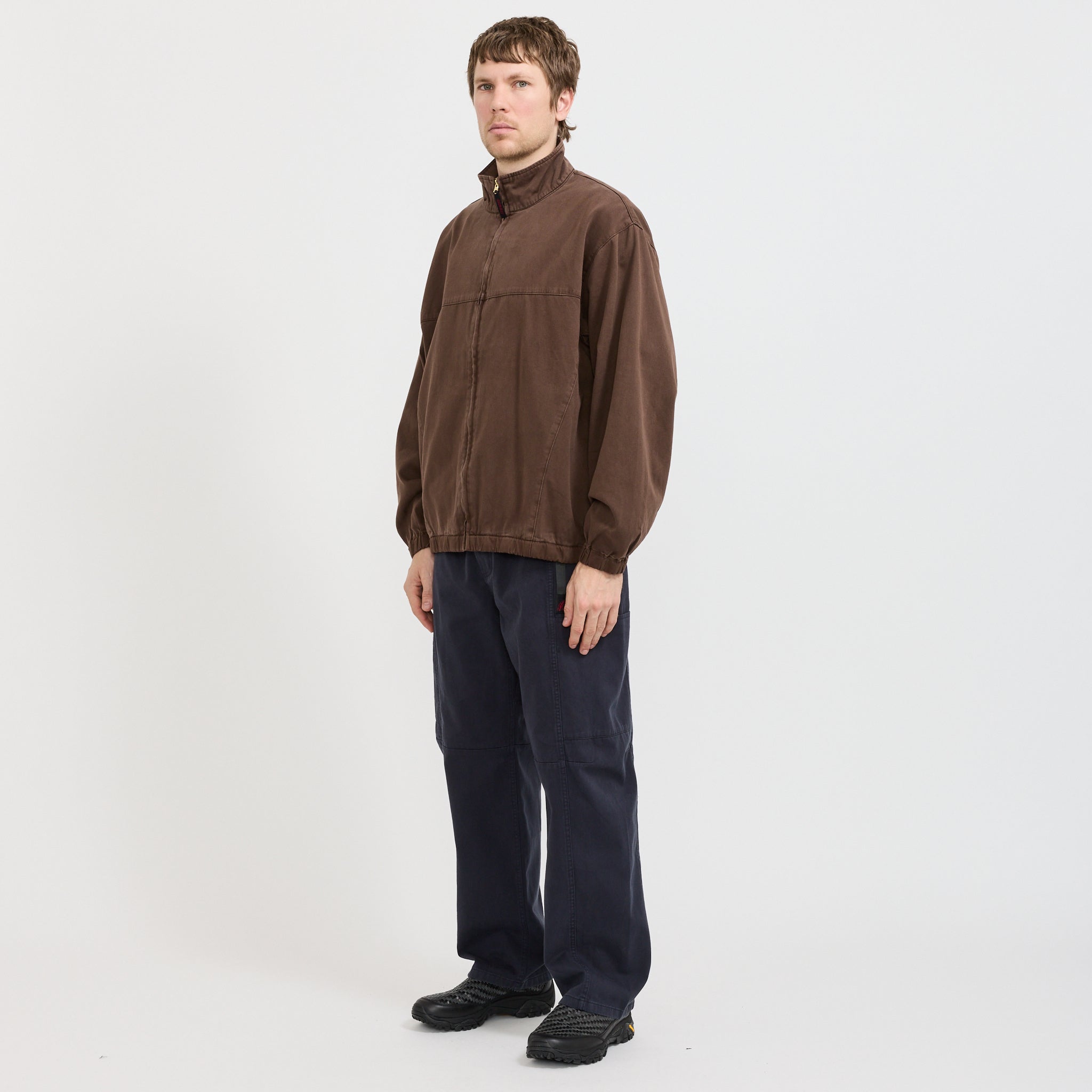 Twill-Around Jacket Brown Pigment