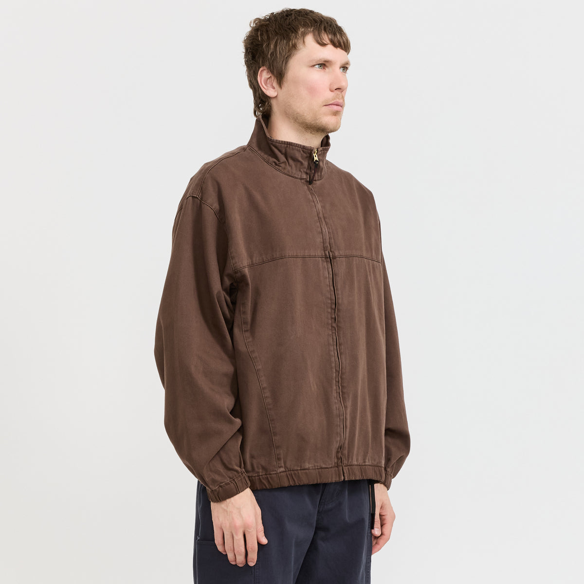 Twill-Around Jacket Brown Pigment