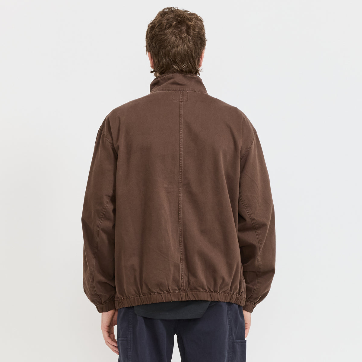 Twill-Around Jacket Brown Pigment