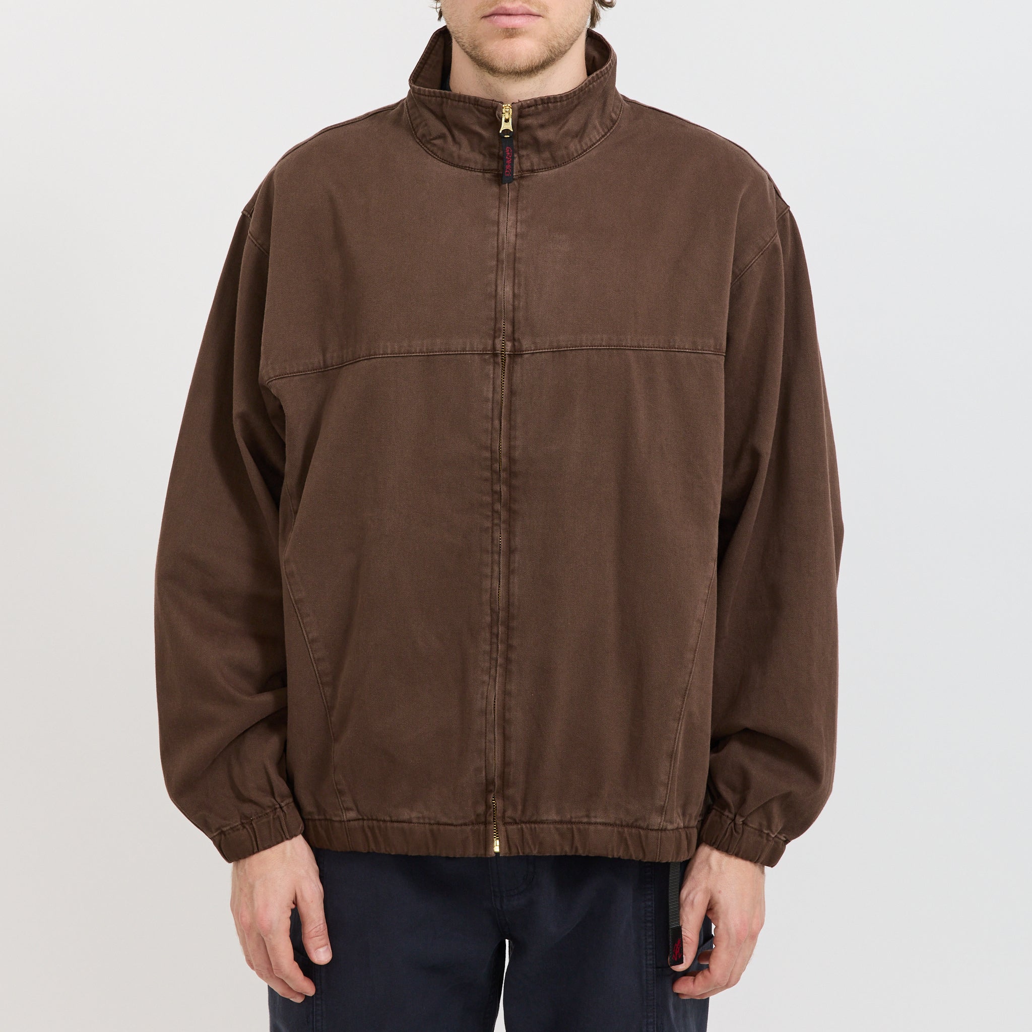Twill-Around Jacket Brown Pigment