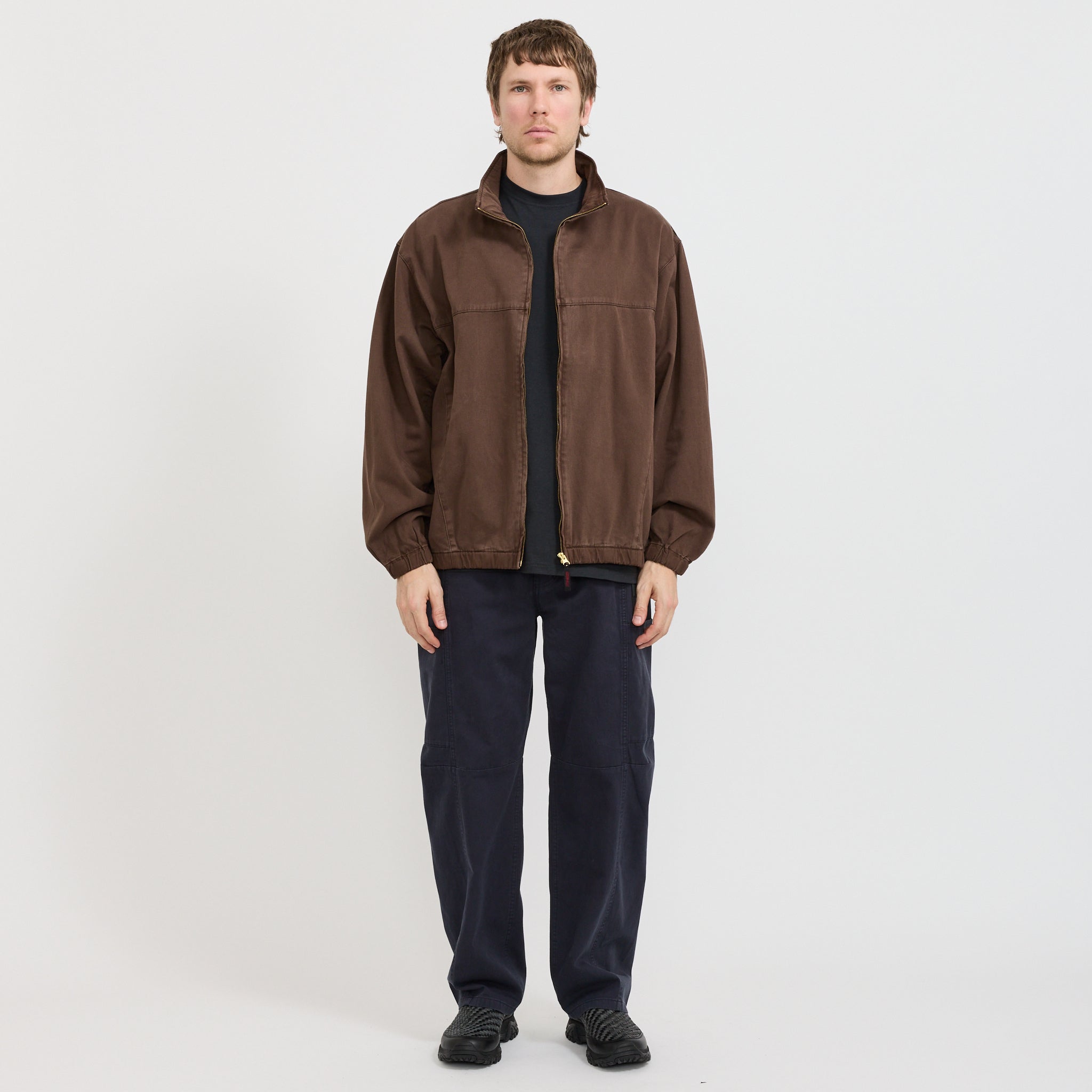 Twill-Around Jacket Brown Pigment