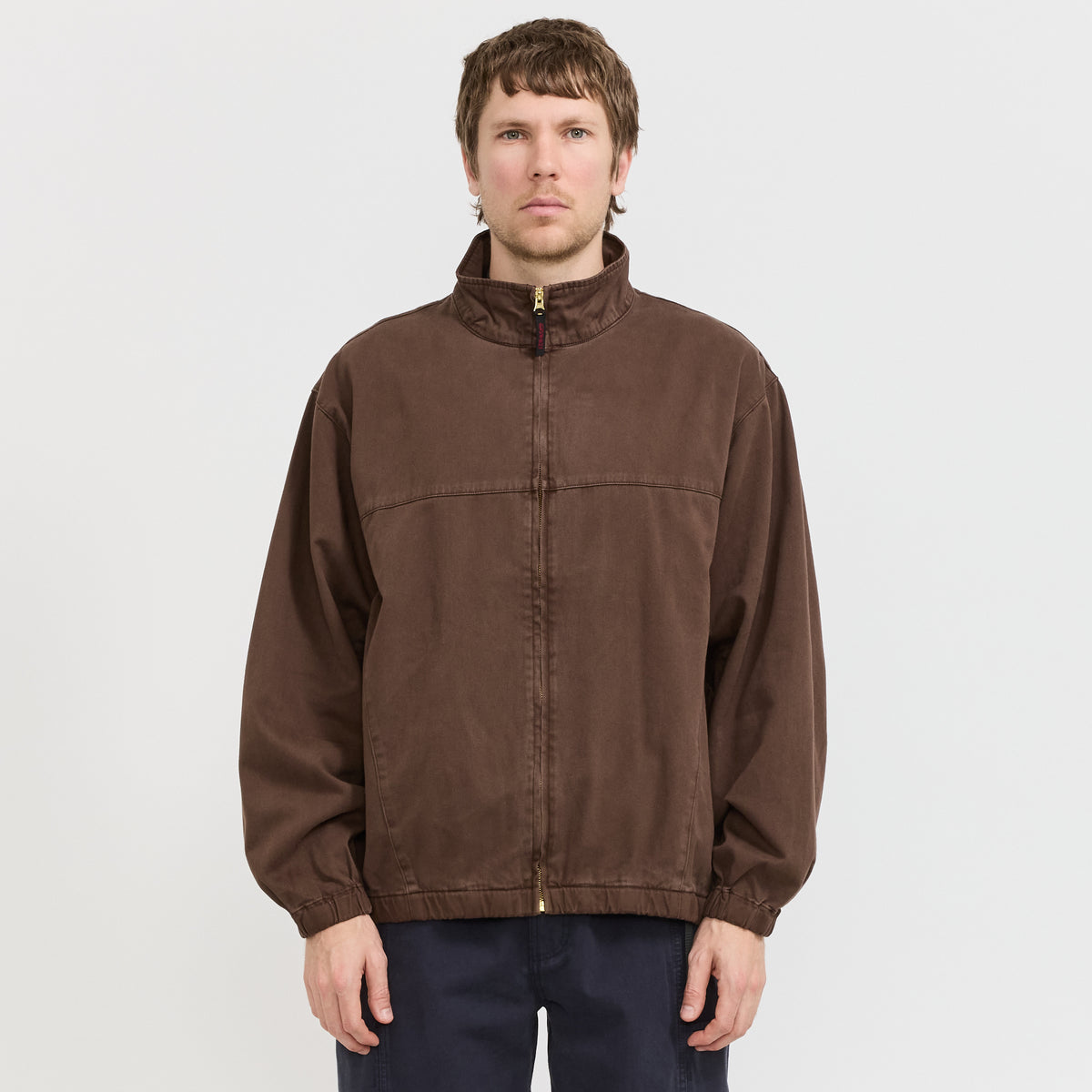 Twill-Around Jacket Brown Pigment