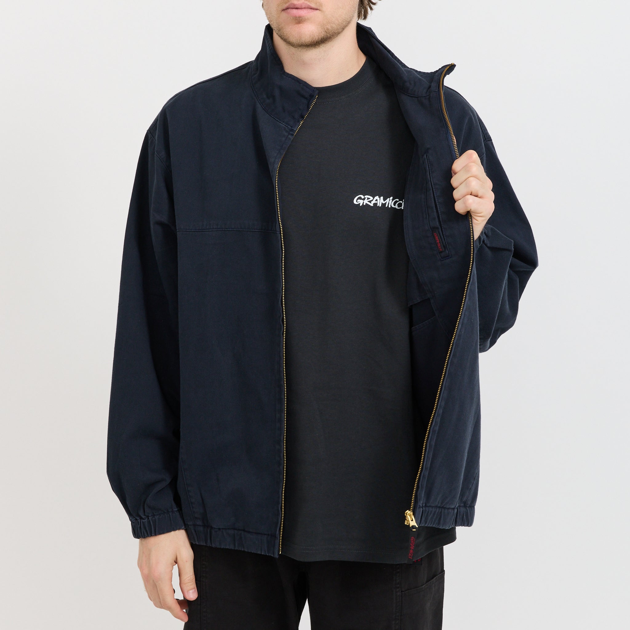 Twill-Around Jacket Double Navy