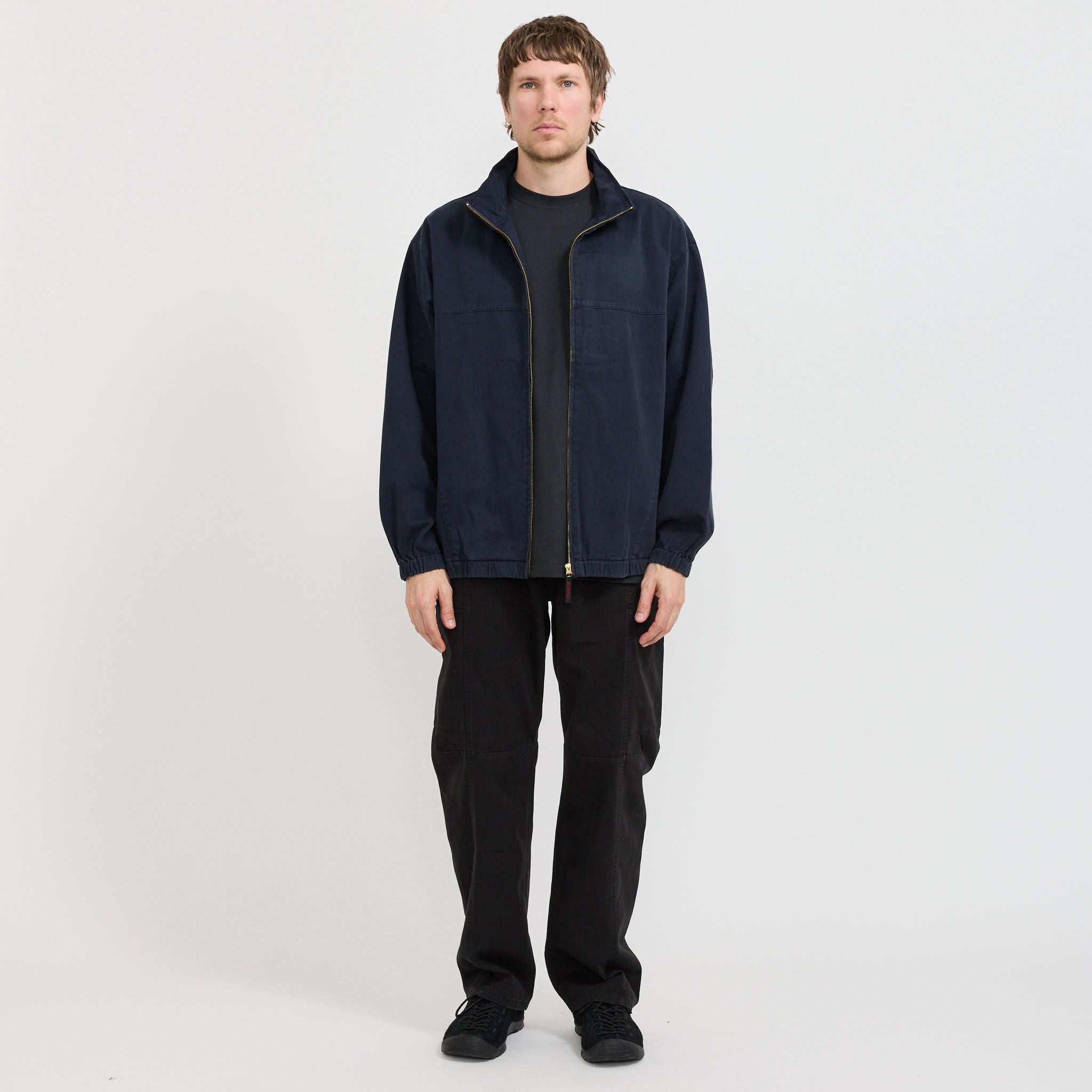 Twill-Around Jacket Double Navy