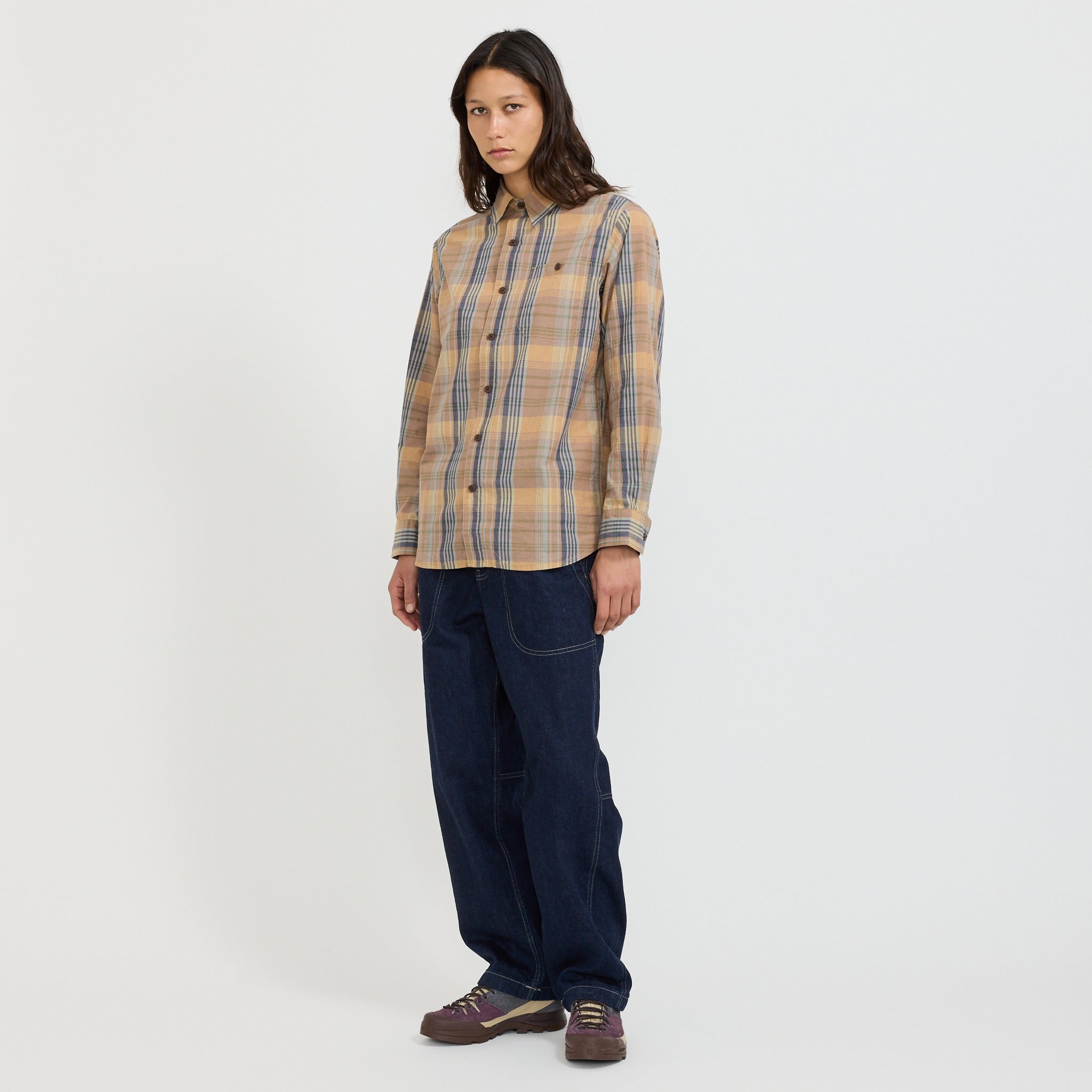 Womens Japanese Slub Denim Pant Indigo