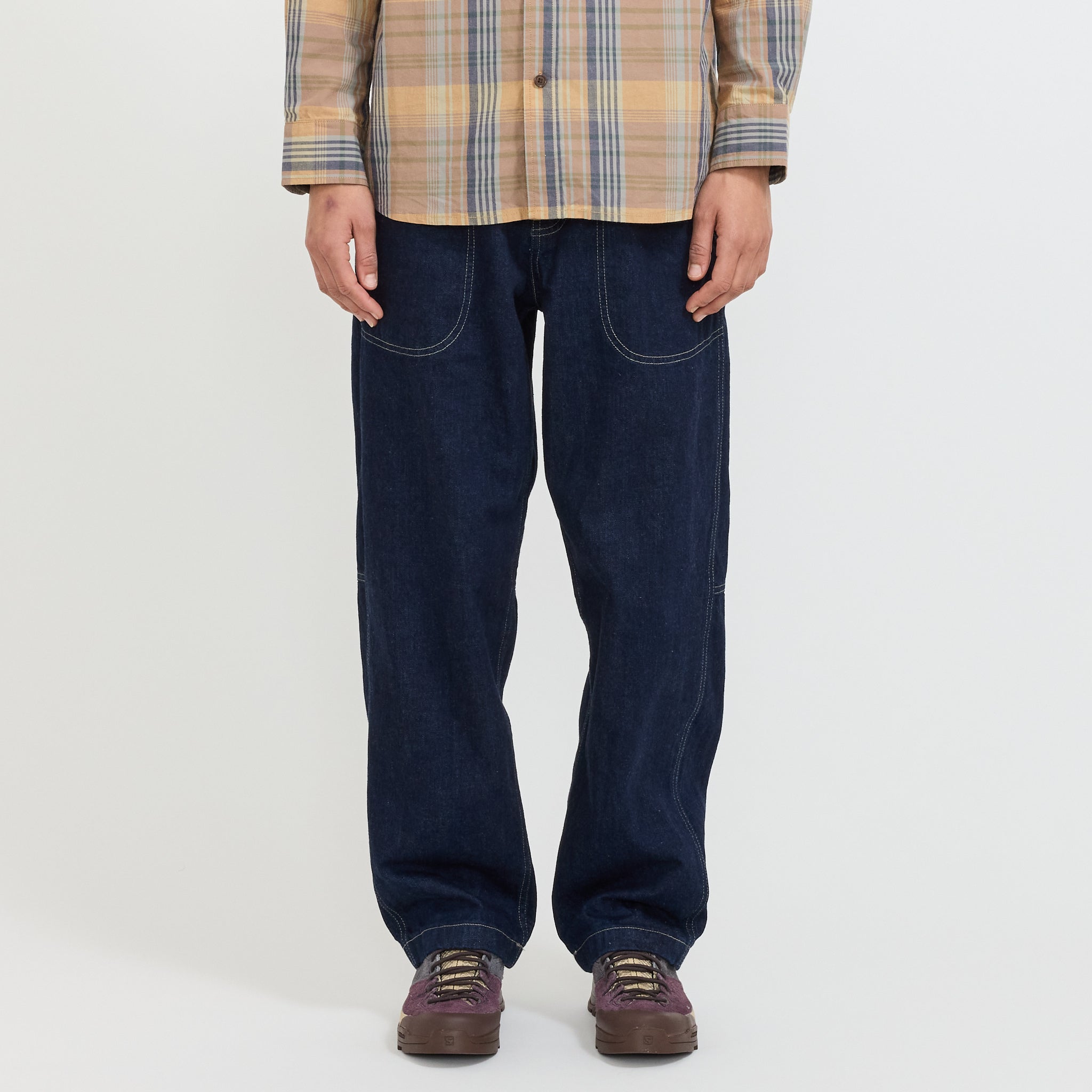 Womens Japanese Slub Denim Pant Indigo
