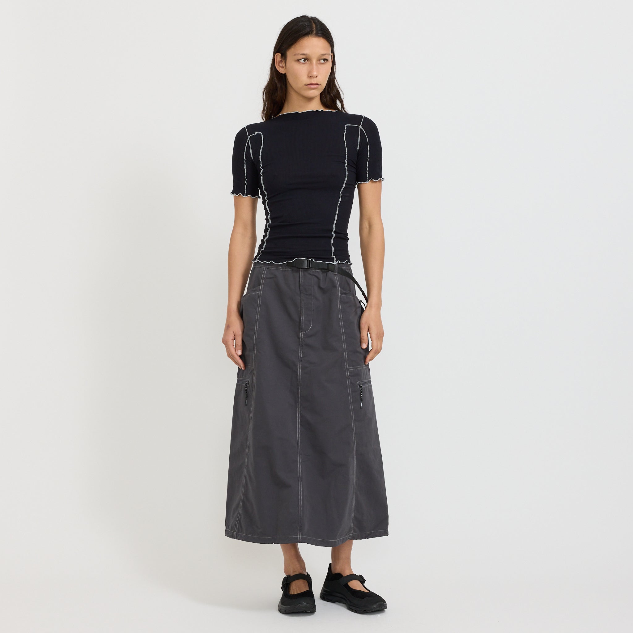 Salem Skirt Charcoal