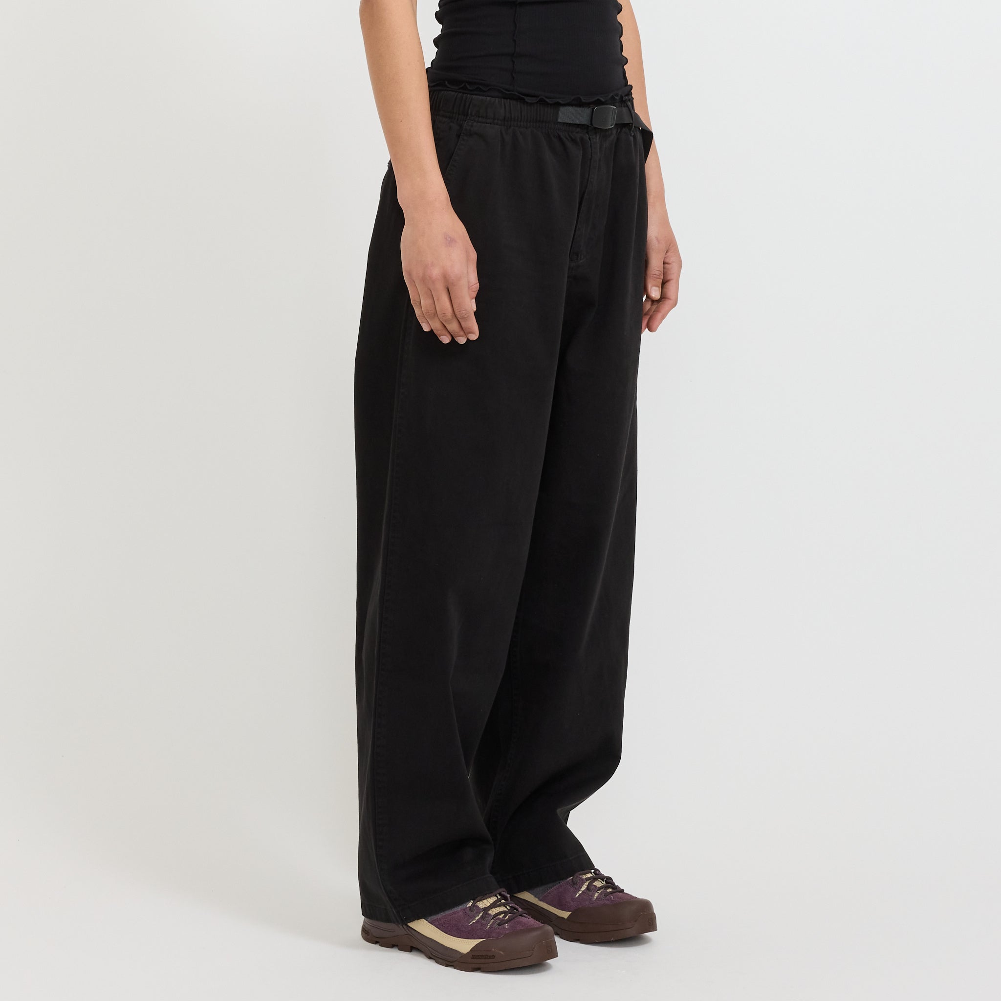 Gramicci | Wide Pant Black Womens | Maplestore
