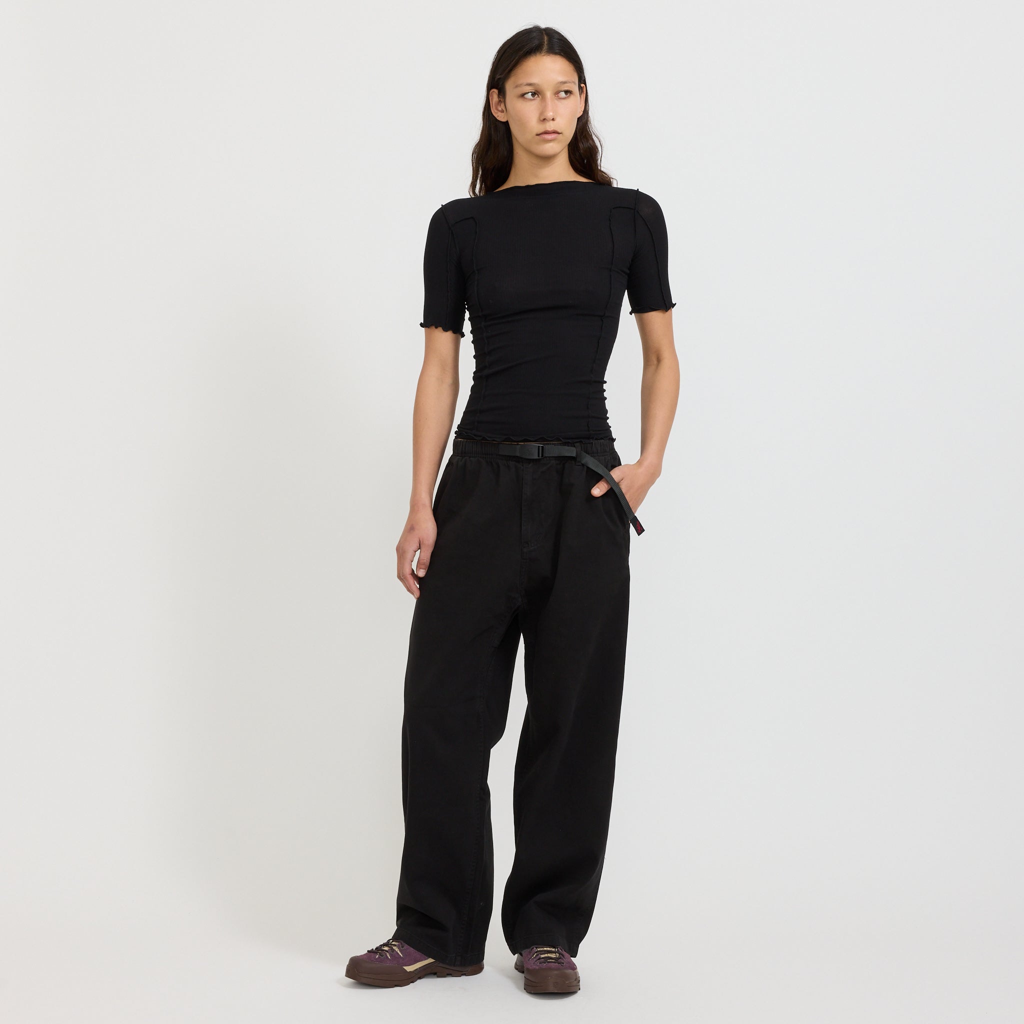 Wide Pant Black Womens