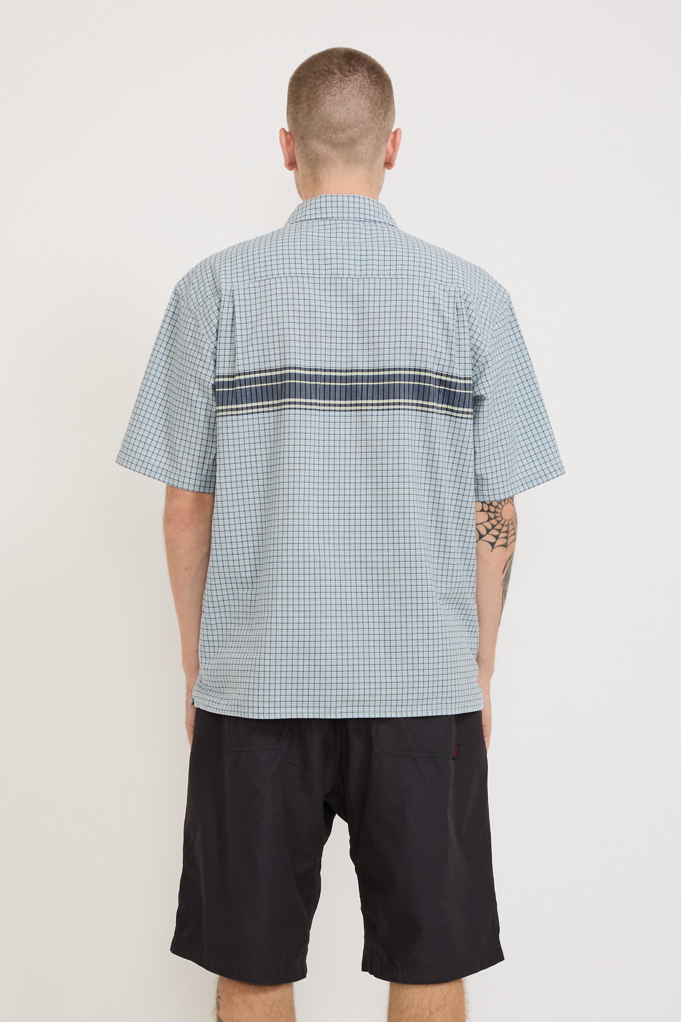 Zip Up Wave Shirt Pacific Plaid