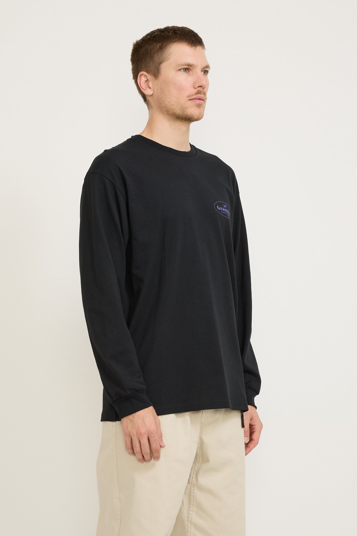 Gramicci | Climbing Equipment LS Tee Vintage Black | Maplestore