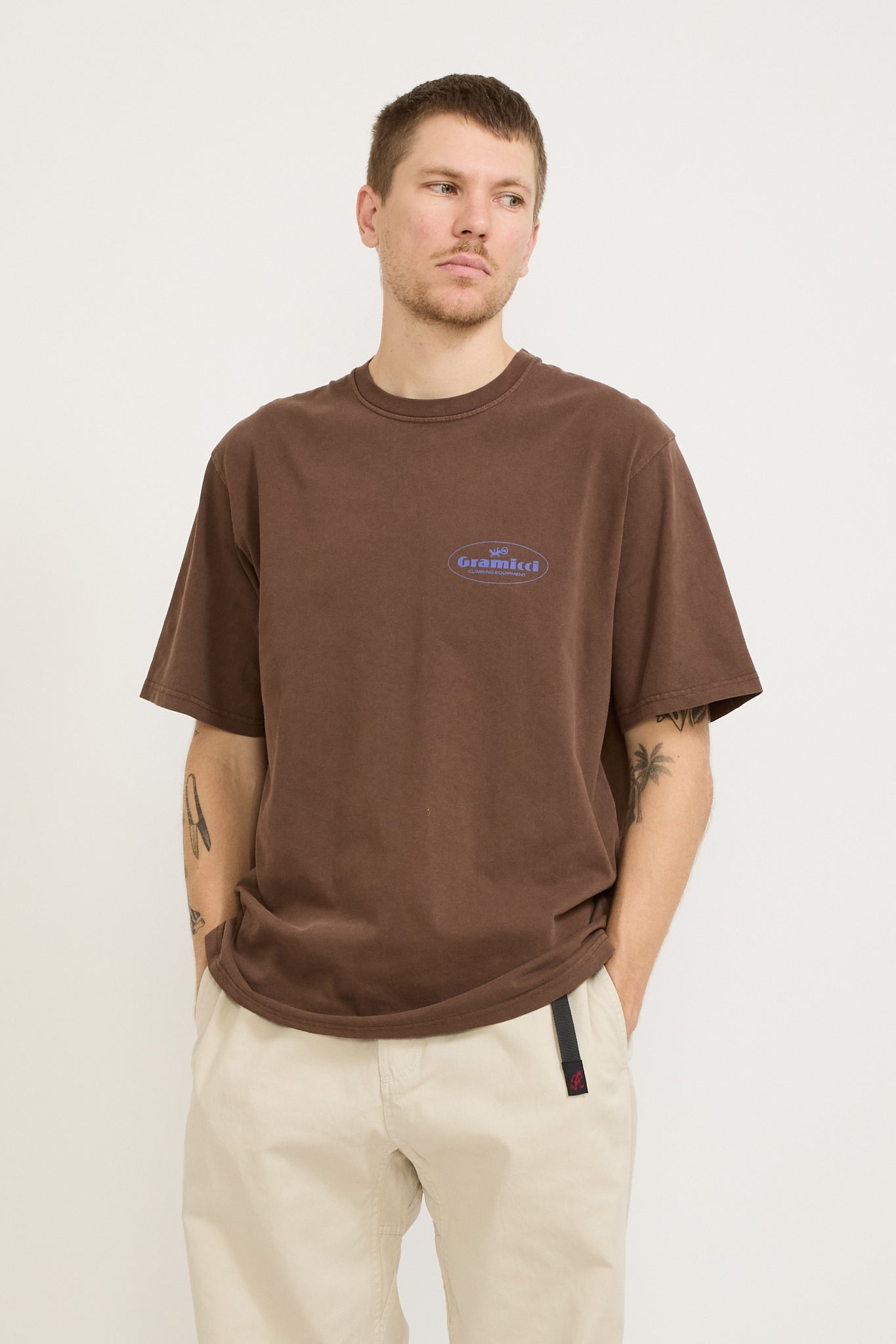 Climbing Equipment Tee Brown Pigment