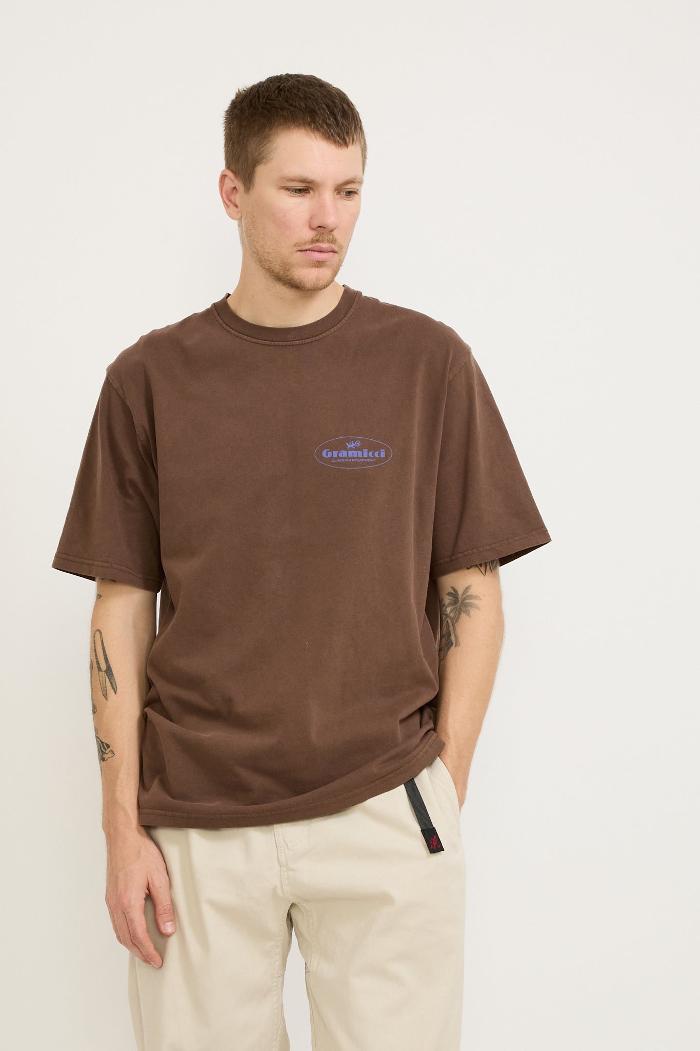 Climbing Equipment Tee Brown Pigment