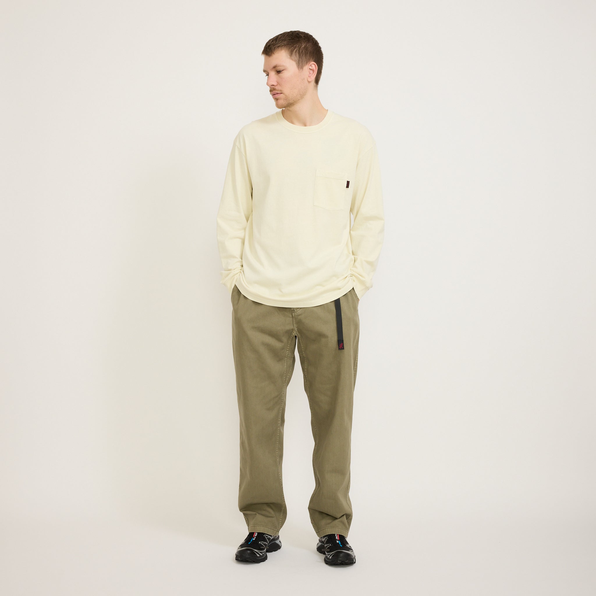 LS Pocket Tee Natural Pigment Dyed