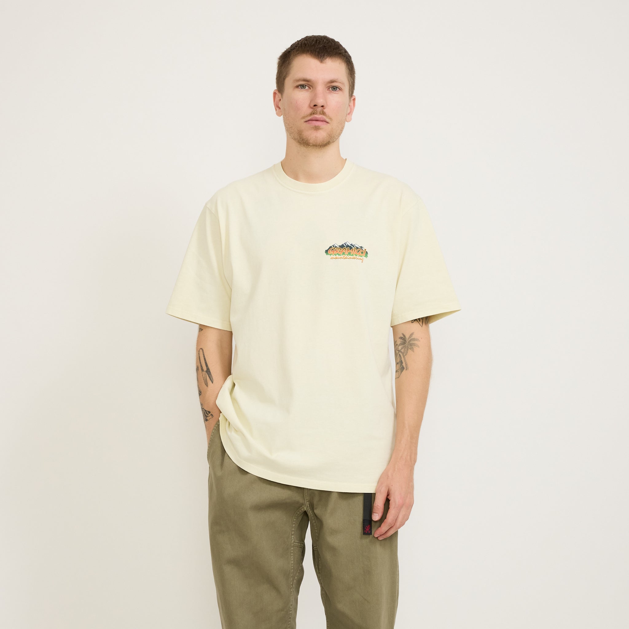 Mountaineering Tee Natural Pigment