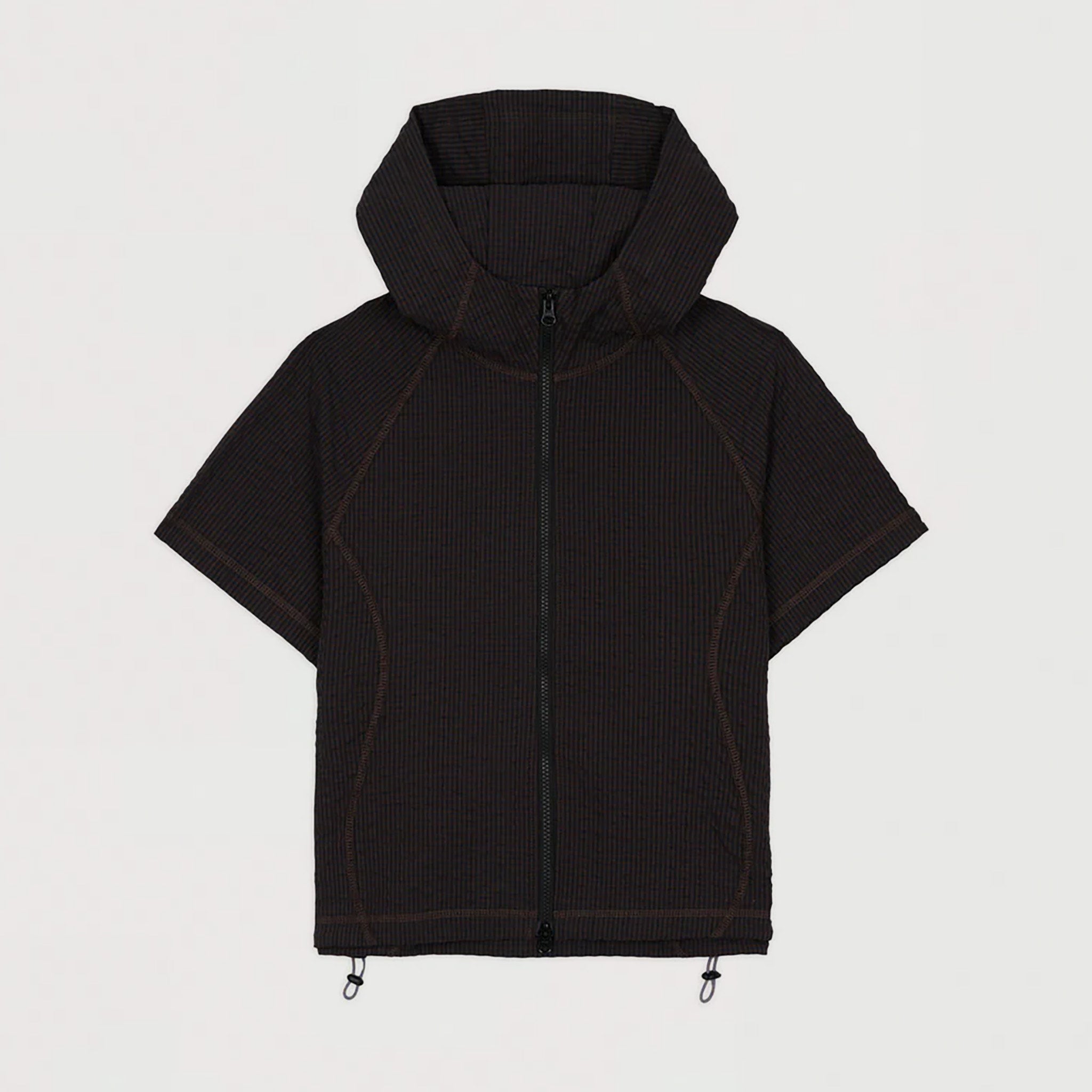 Brain Dead | Gingham Hooded Top Black | Maplestore