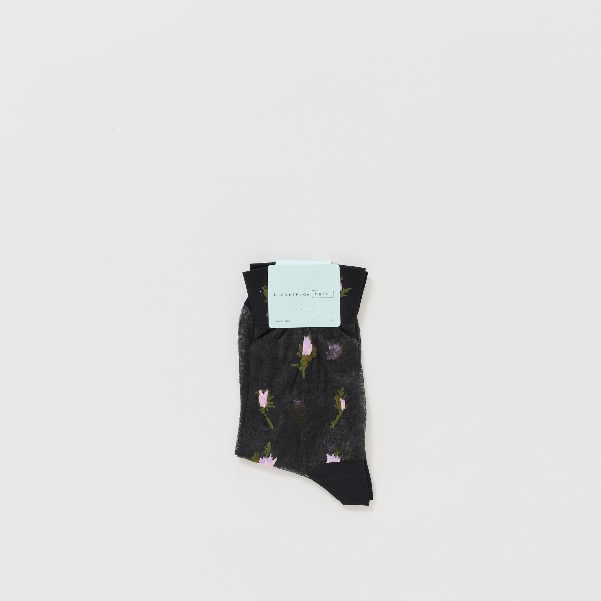 Rosebud Sheer Crew Black